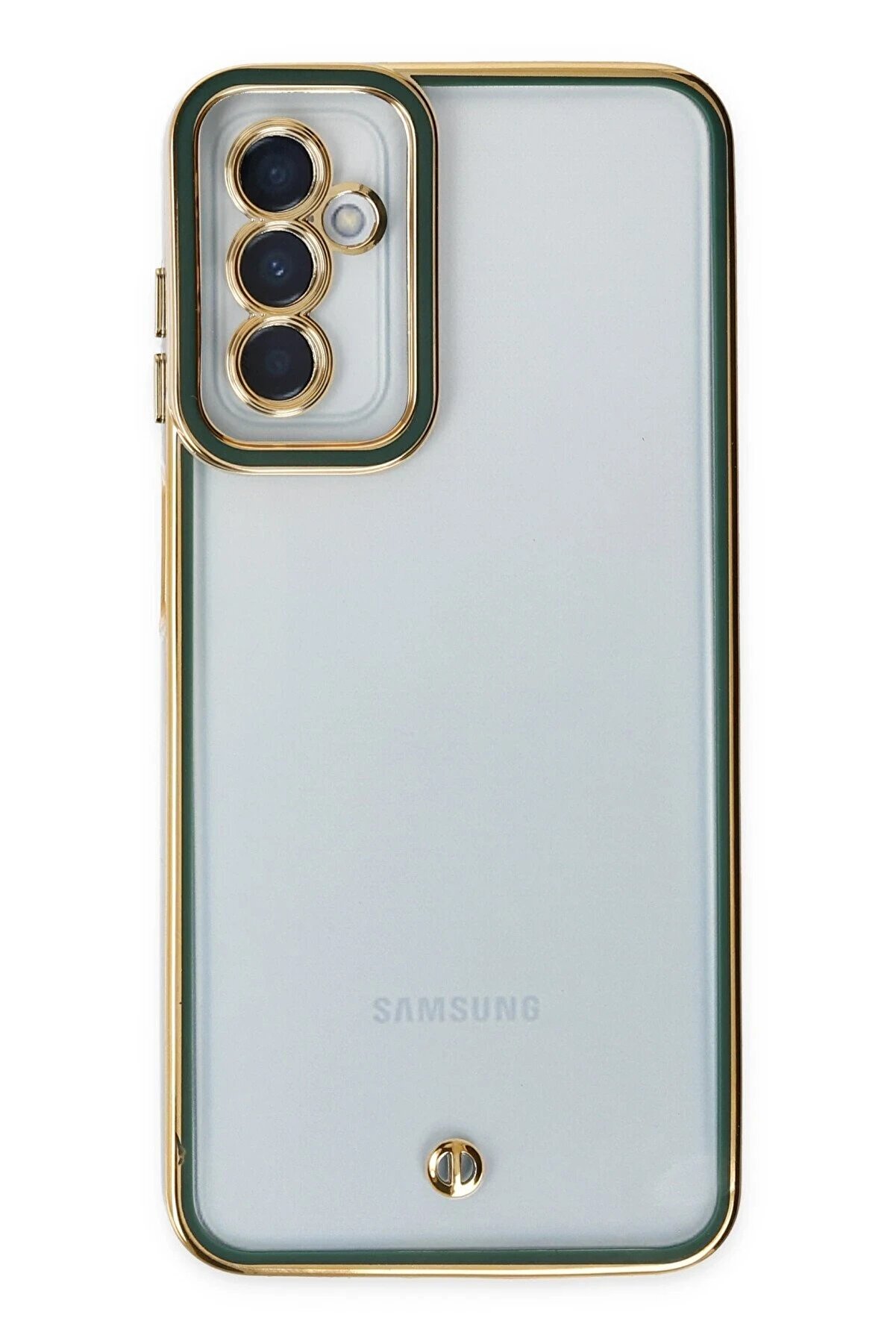 Samsung Galaxy M23 Kılıf Li̇va Lens Si̇li̇kon - Yeşi̇l - Dropx2786-8865