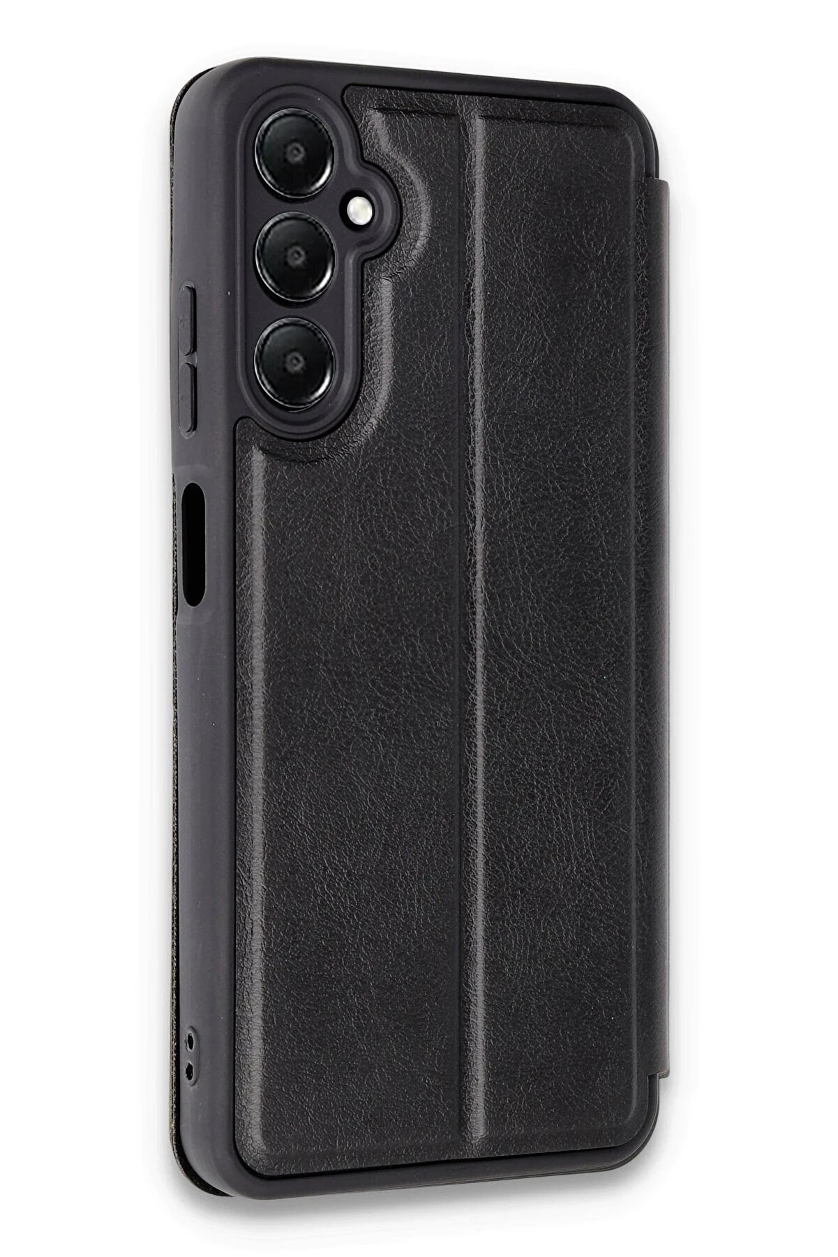 Samsung Galaxy A55 5G Kılıf Fli̇p Cover - Si̇yah - Dropx3868-8371