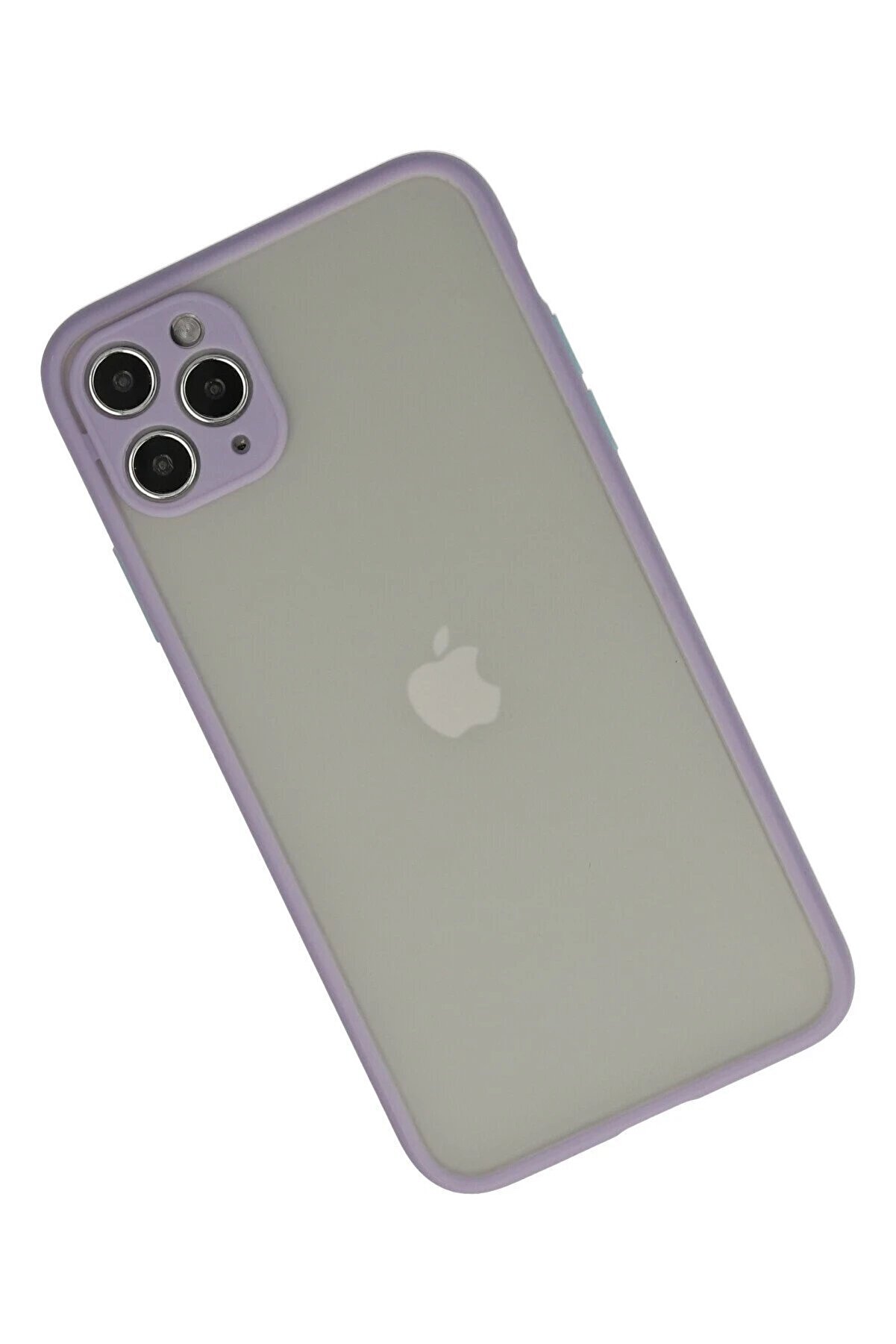 İphone 12 Pro Kılıf Montreal Si̇li̇kon Kapak - Mor - Dropx4713-8001
