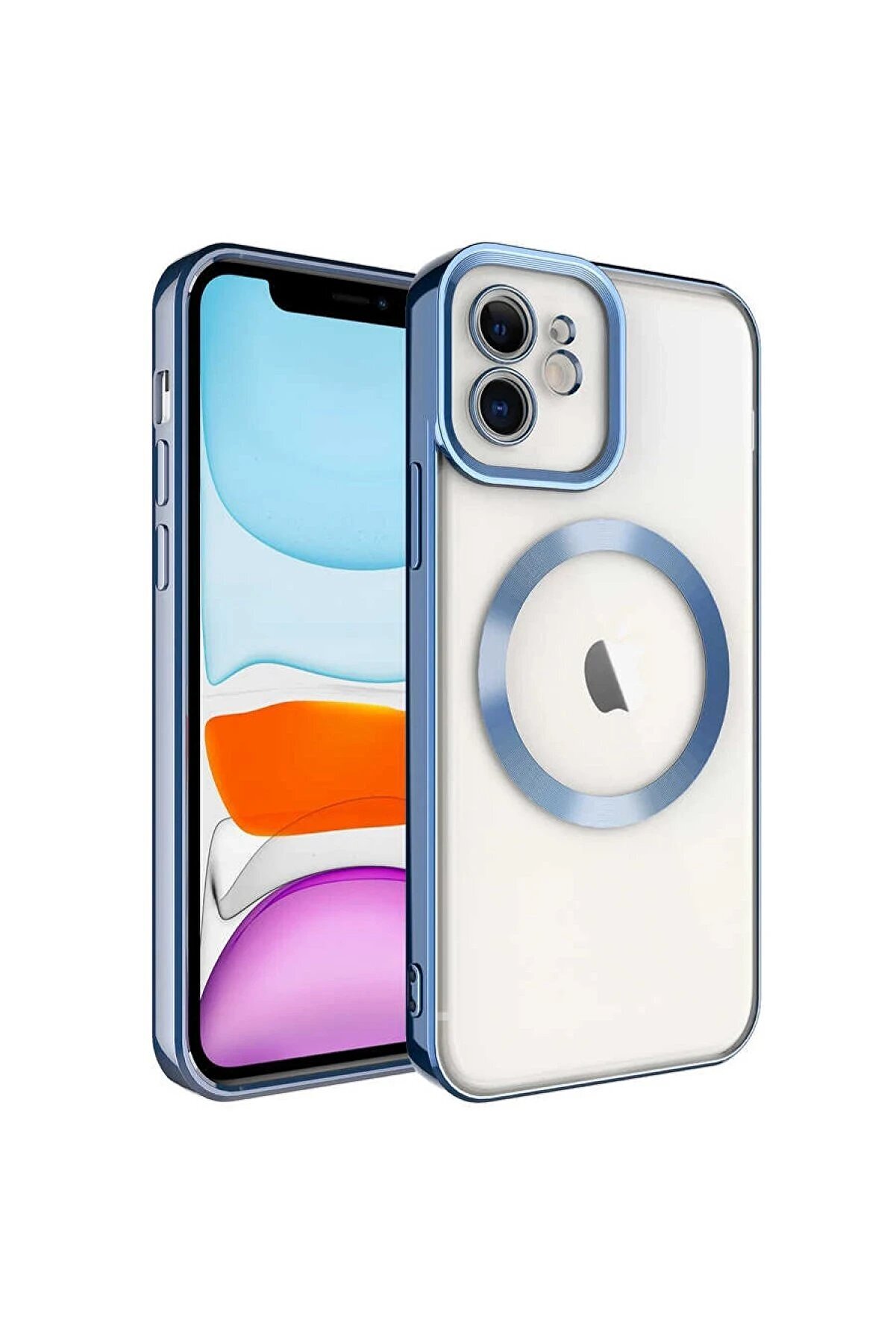 DropCep iPhone 11 Kılıf Kross Magneticsafe Kapak - Sierra Blue - Ogz5049-7681