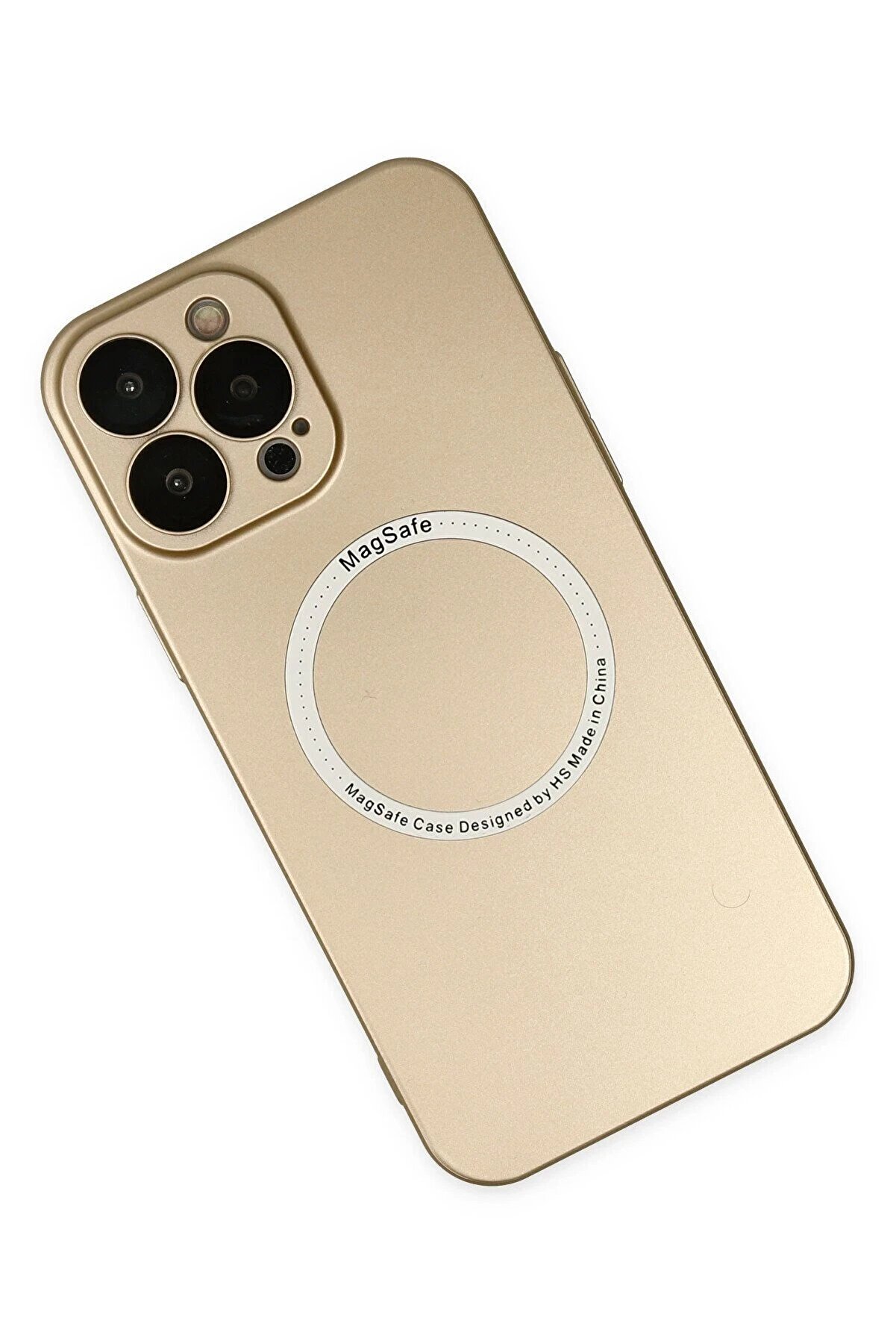 İphone 13 Pro Kılıf Jack Magneti̇csafe Lens Si̇li̇kon - Gold - Dropx5068-6289