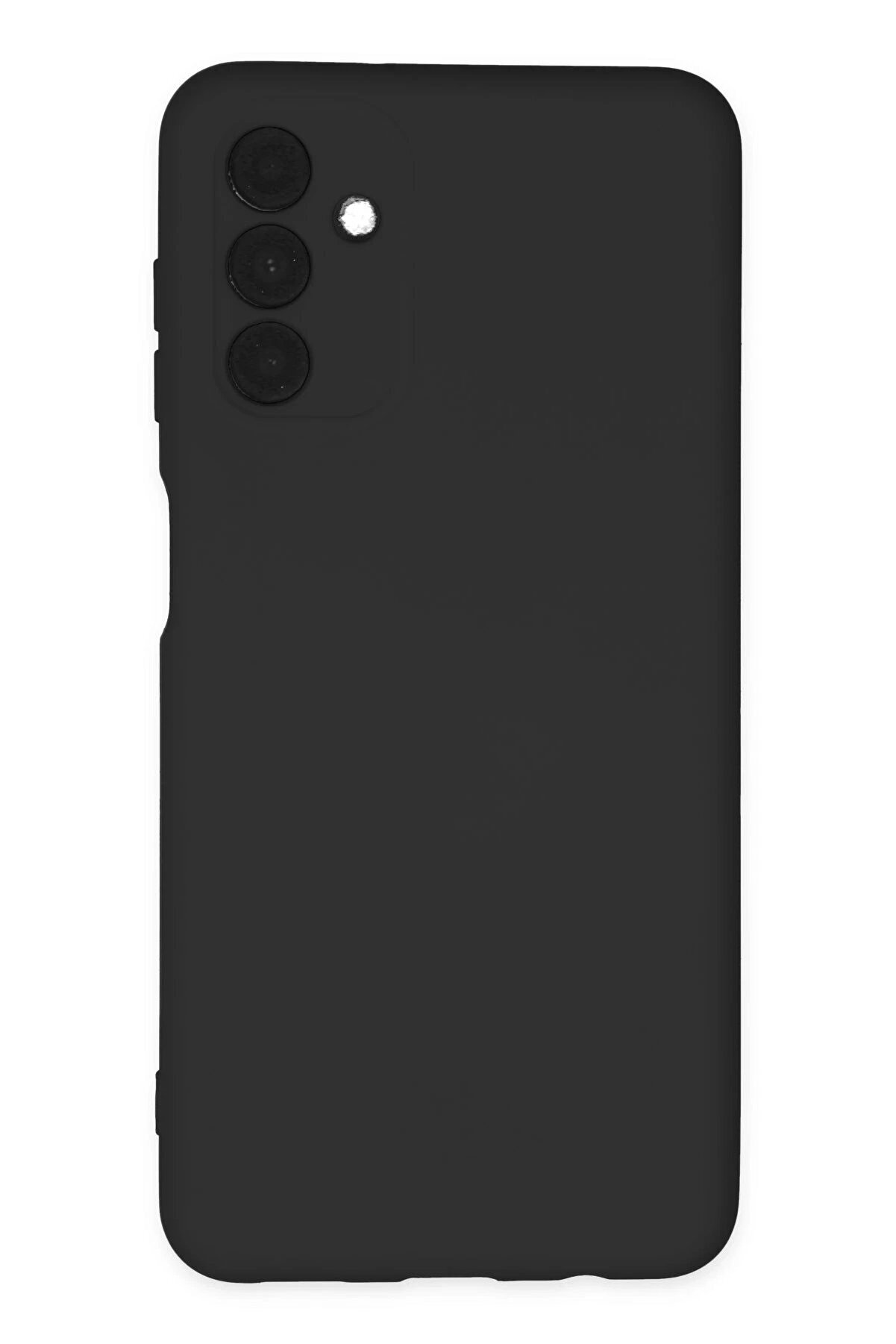 CepteToptan Samsung Galaxy A04S Kılıf Nano içi Kadife Silikon - Siyah - DROPX8914-5879