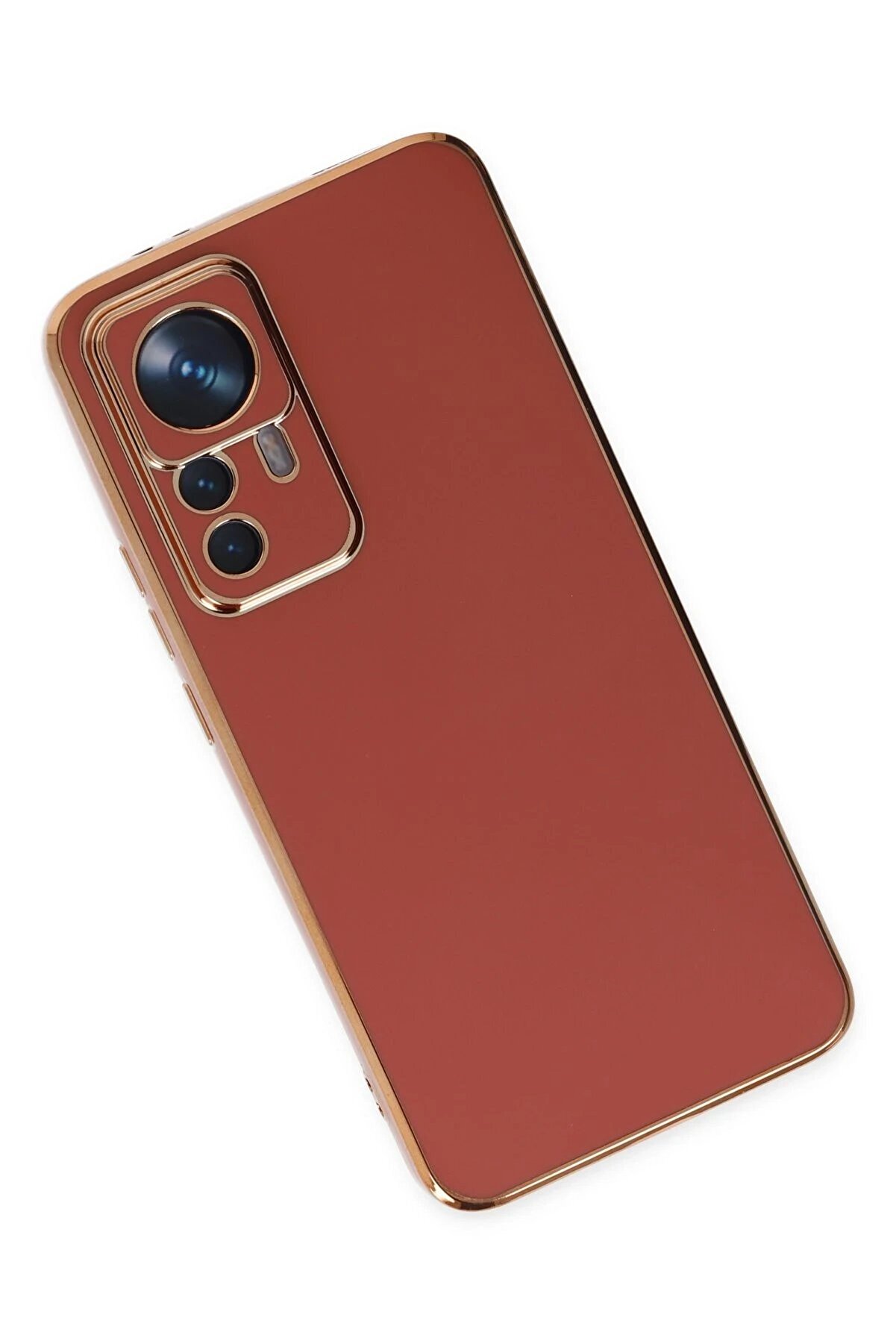 Xi̇aomi̇ Mi̇ 12T Pro Kılıf Volet Si̇li̇kon - Kırmızı - Dropx7980-7822