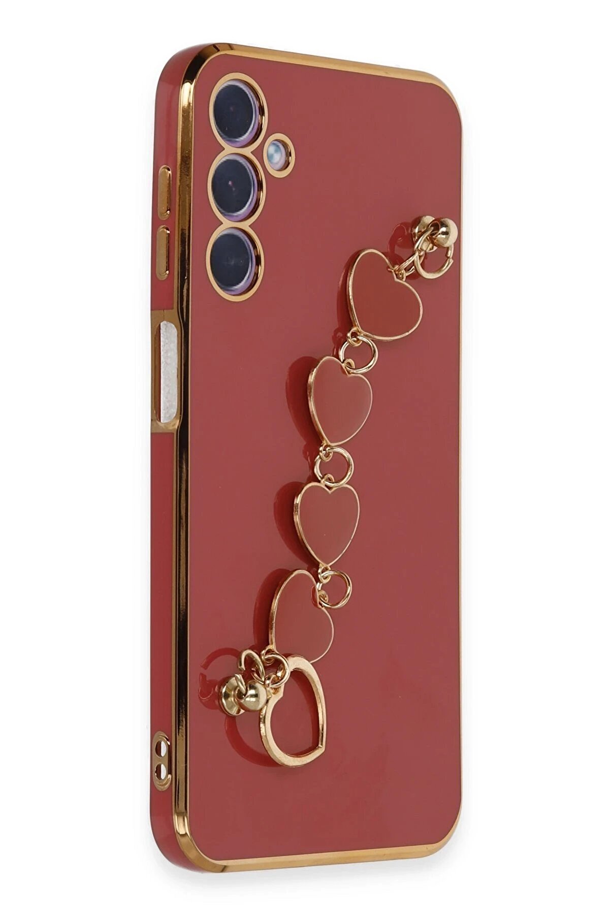 Samsung Galaxy A24 4G Kılıf Esi̇la Si̇li̇kon - Kırmızı - Dropx5431-5994