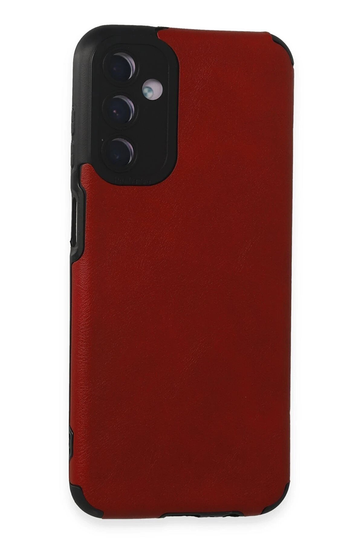 CepteToptan Samsung Galaxy M14 5G Kılıf Loop Deri Silikon - Kırmızı - DROPX5918-3708