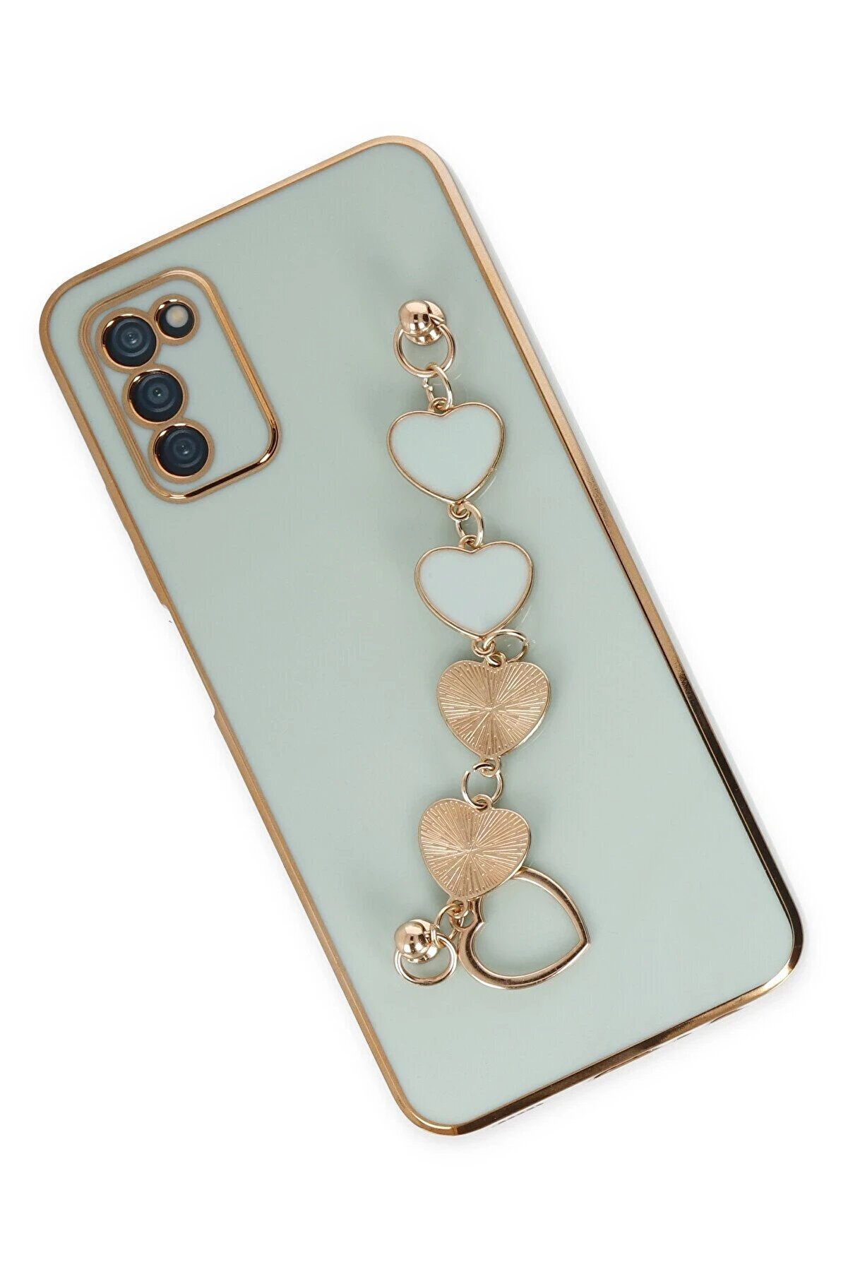 Samsung Galaxy A03S Kılıf Esi̇la Si̇li̇kon - Su Yeşi̇li̇ - Dropx2139-6490