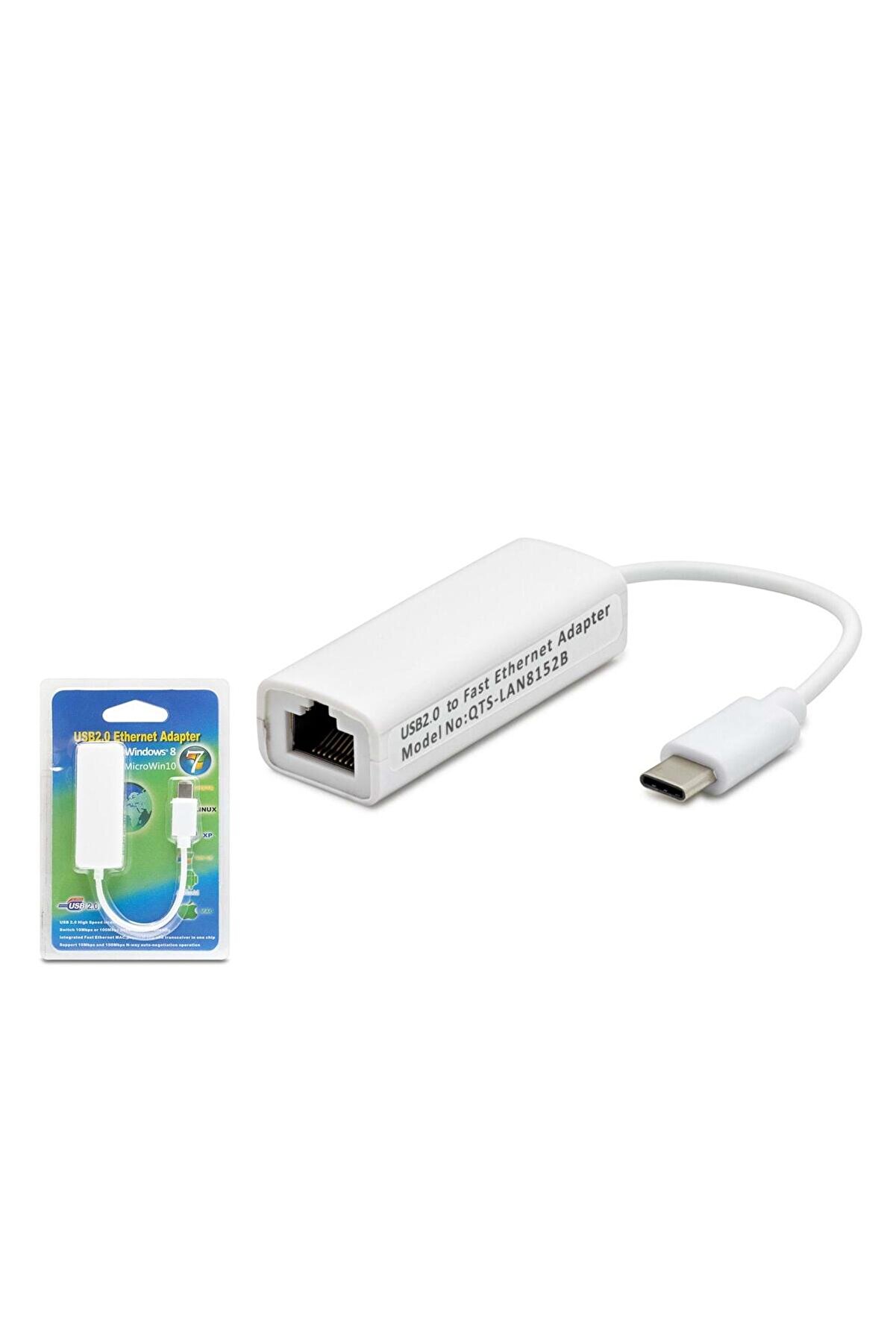 evimdeyokyok Ethernet Card Type-C2.0 Beyaz HDX5257
