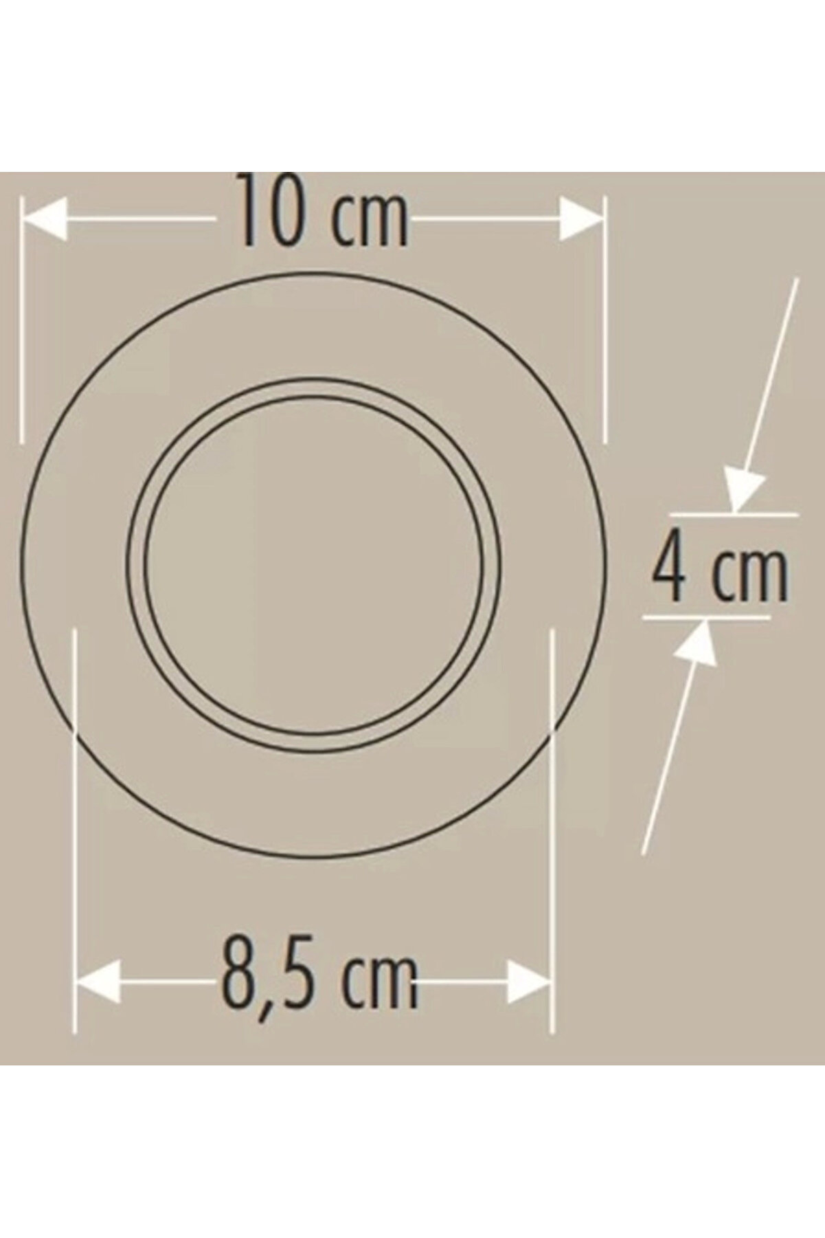 Cata Ct 5258 Si̇yah Kasa Zepra Led Spot 6W 3 Renkli̇