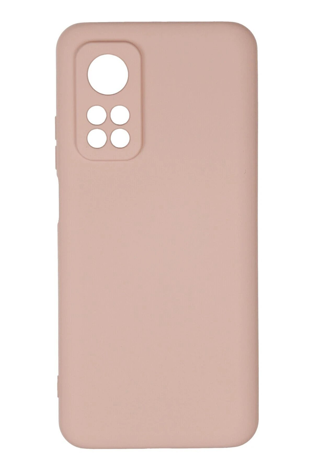 CepteToptan Xiaomi Mi 10T Kılıf Nano i&ccedil;i Kadife Silikon - Pudra - DROPX6411-1560