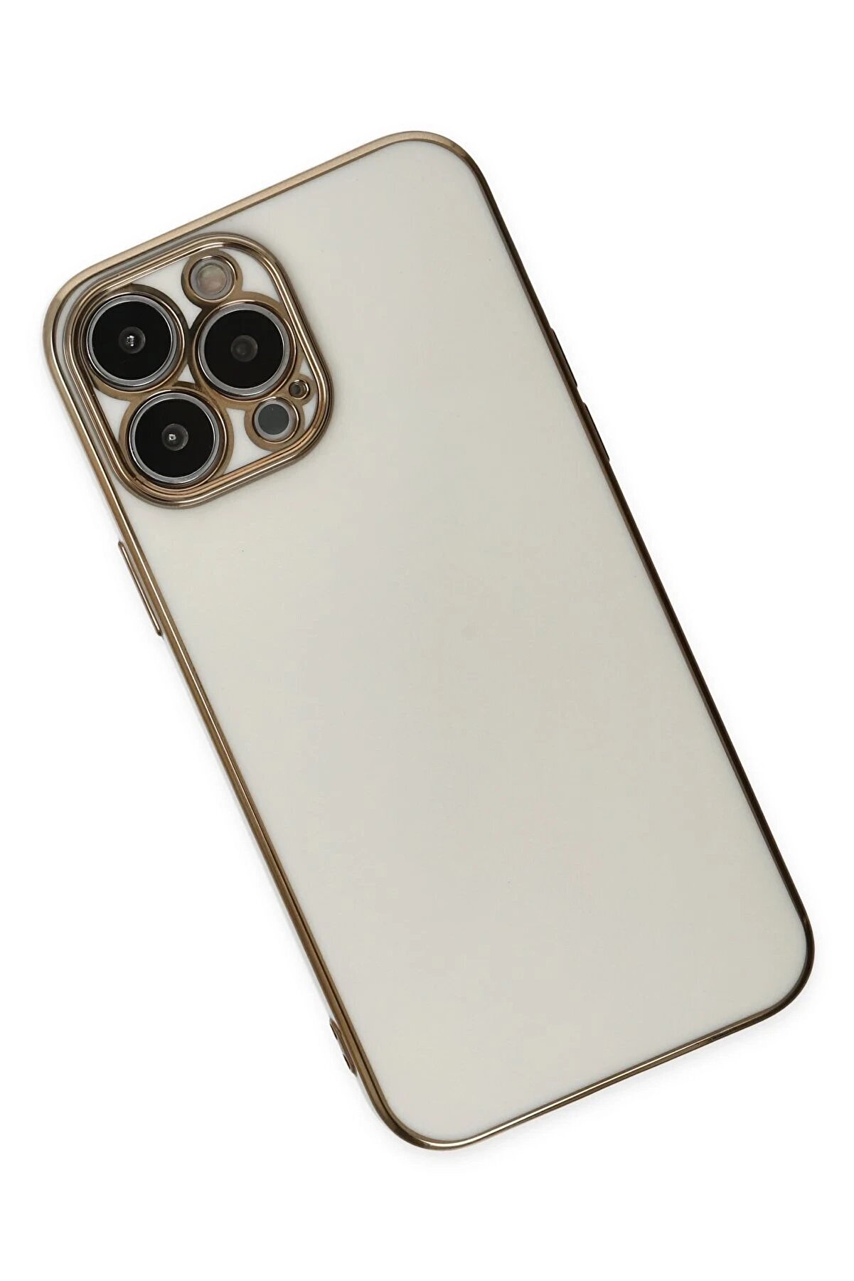 İphone 14 Pro Kılıf Volet Si̇li̇kon - Beyaz - Dropx5249-1779