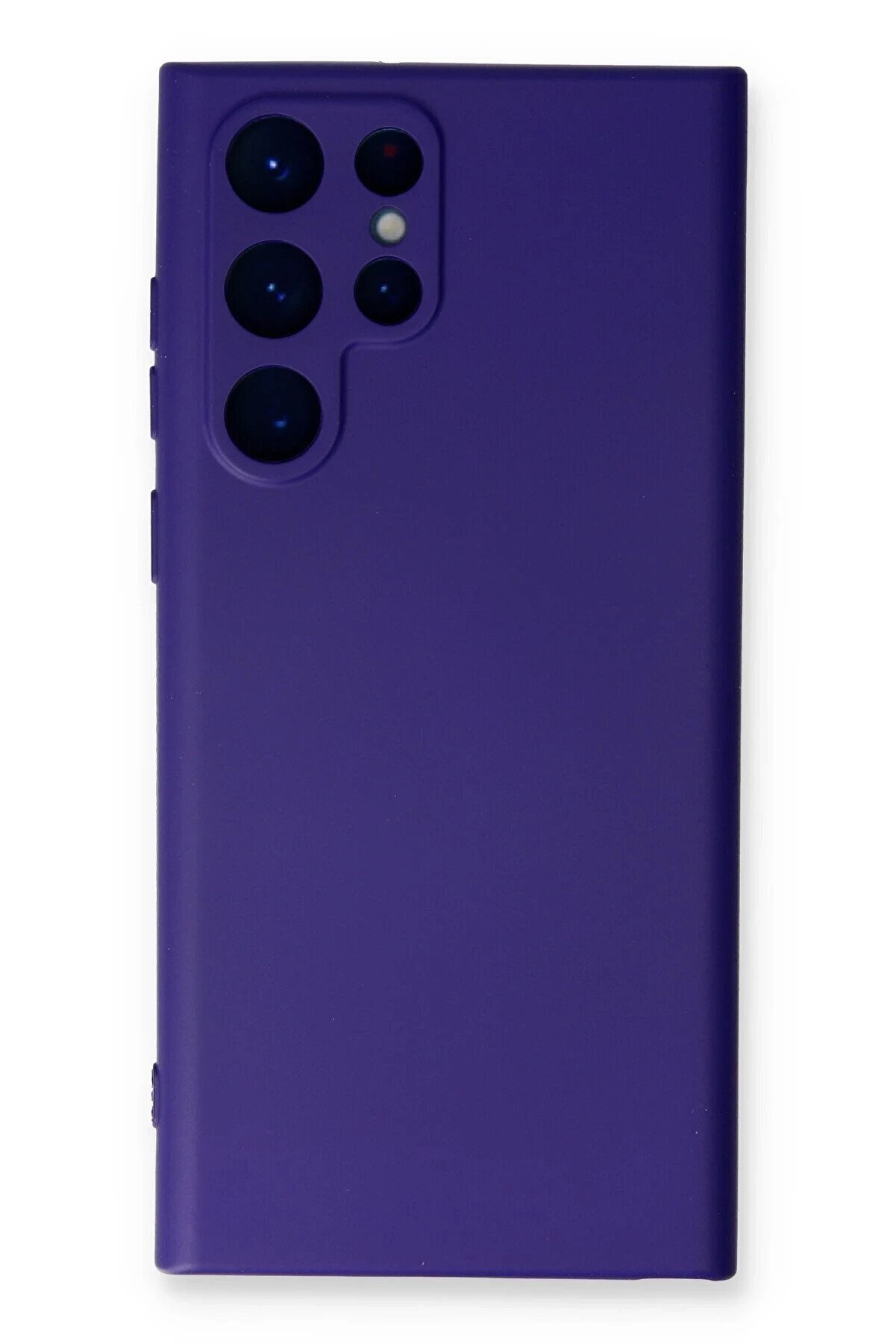 CepteToptan Samsung Galaxy S24 Ultra Kılıf Nano içi Kadife Silikon - Mor - DROPX1098-8361