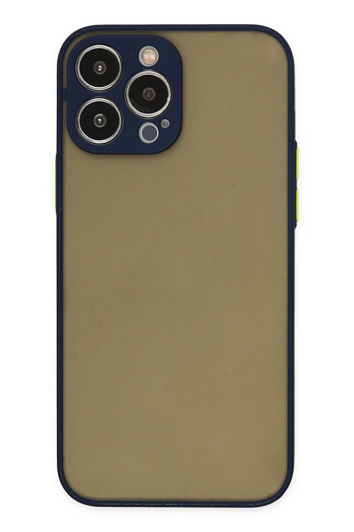 CepteToptan iPhone 14 Pro Max Kılıf Montreal Silikon Kapak - Lacivert - DROPX3748-6145