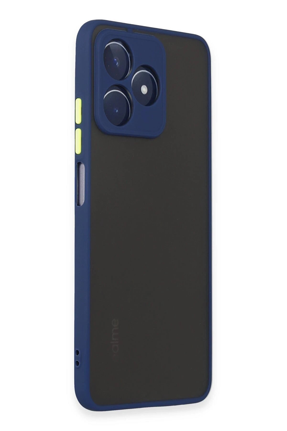 Realme C53 Kılıf Montreal Si̇li̇kon Kapak - Laci̇vert - Dropx2624-2787