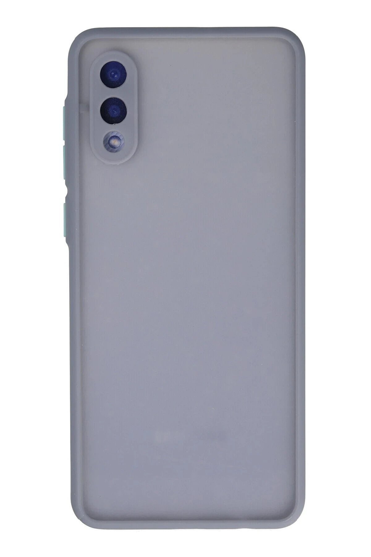 CepteToptan Samsung Galaxy A02 Kılıf Montreal Silikon Kapak - Gri - DROPX1828-5492