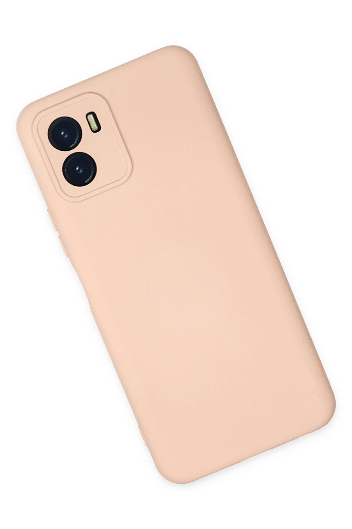 Vi̇vo Y15S Kılıf Nano İçi̇ Kadi̇fe Si̇li̇kon - Pudra - Dropx8802-6368