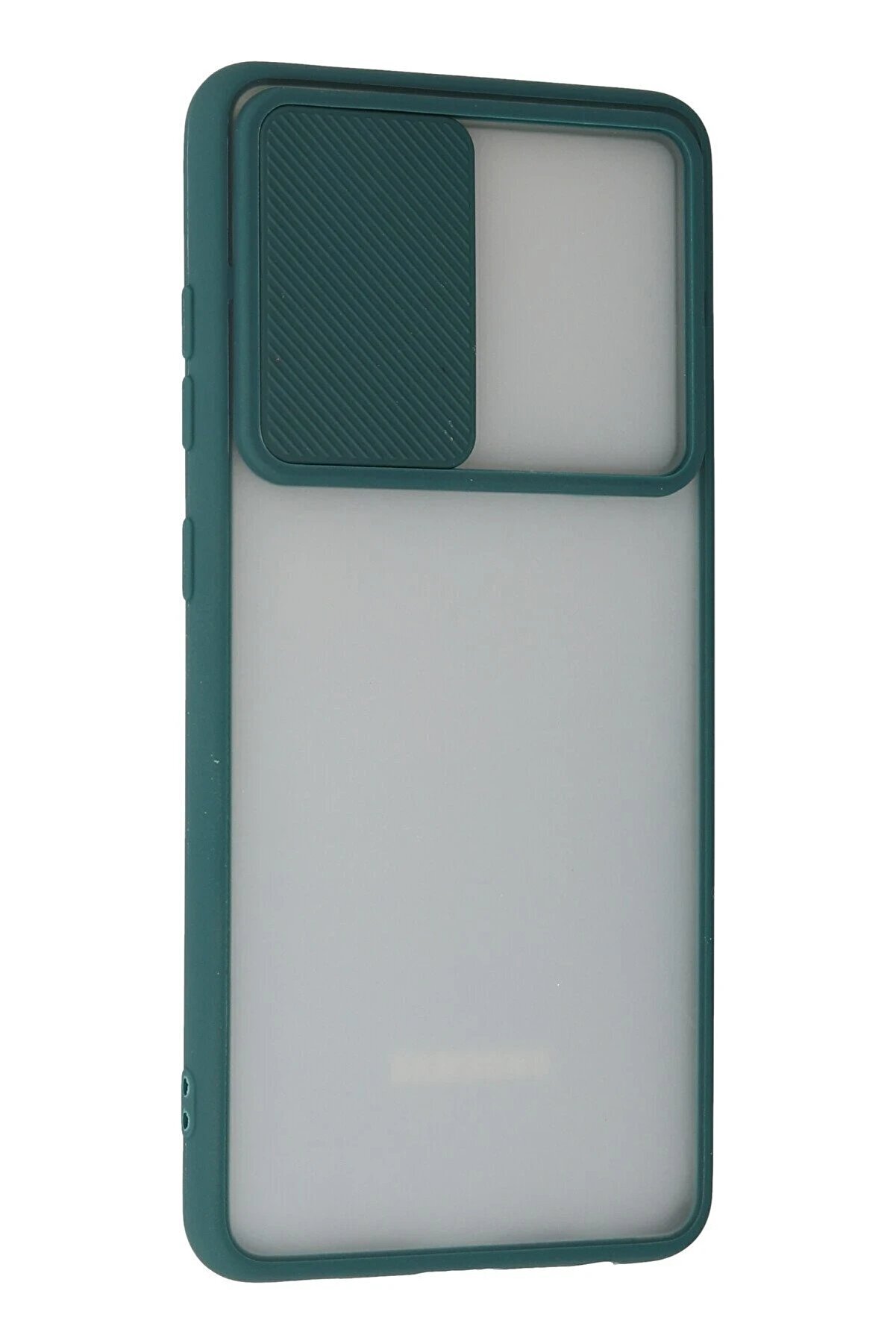 Samsung Galaxy A52 Kılıf Palm Buzlu Kamera Sürgülü Si̇li̇kon - Yeşi̇l - Dropx5108-5028