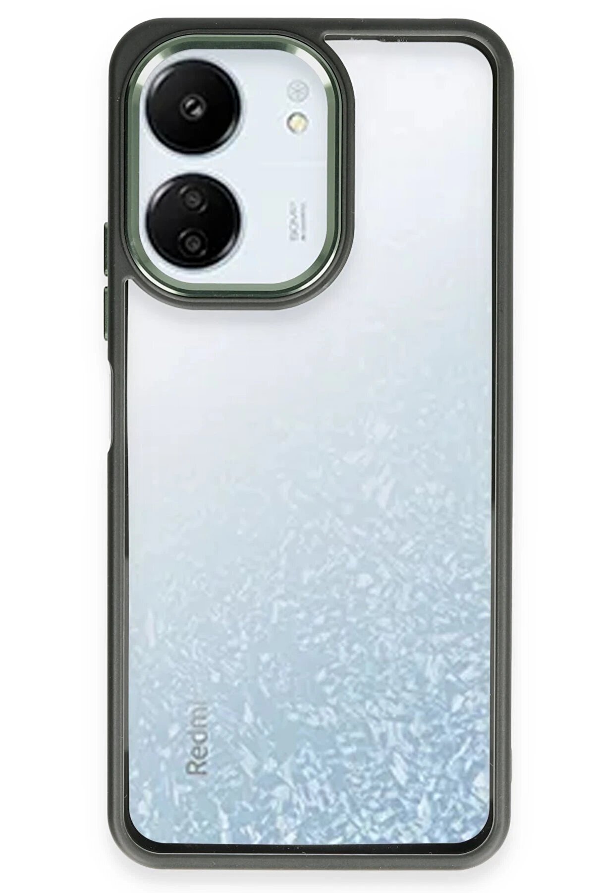 CepteToptan Xiaomi Redmi 13C Kılıf Power Silikon - Koyu Yeşil - DROPX3483-7543