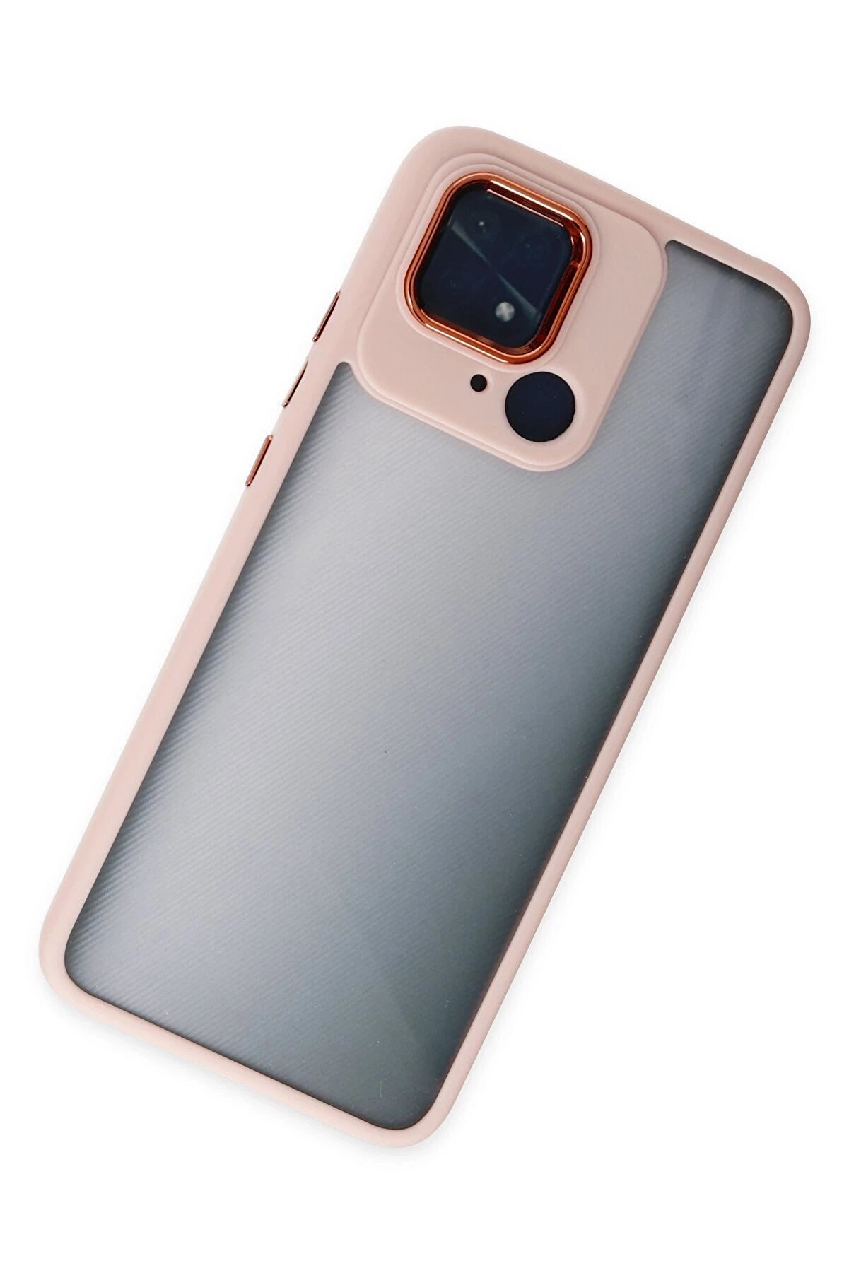 Xi̇aomi̇ Redmi̇ 10C Kılıf Dora Kapak - Pudra - Dropx1569-7847