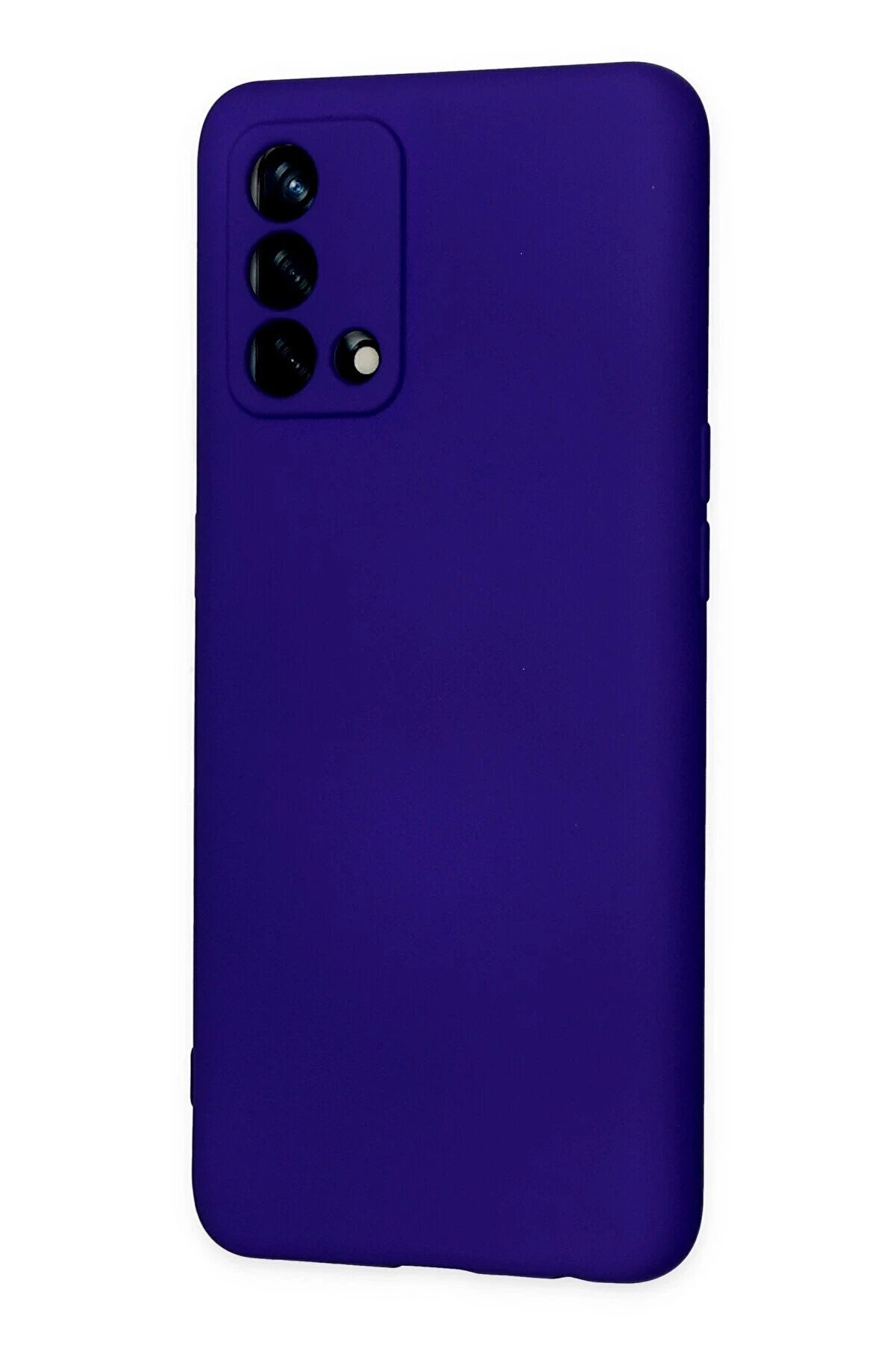 Oppo A74 4G Kılıf Nano İçi̇ Kadi̇fe Si̇li̇kon - Mor - Dropx8015-3943