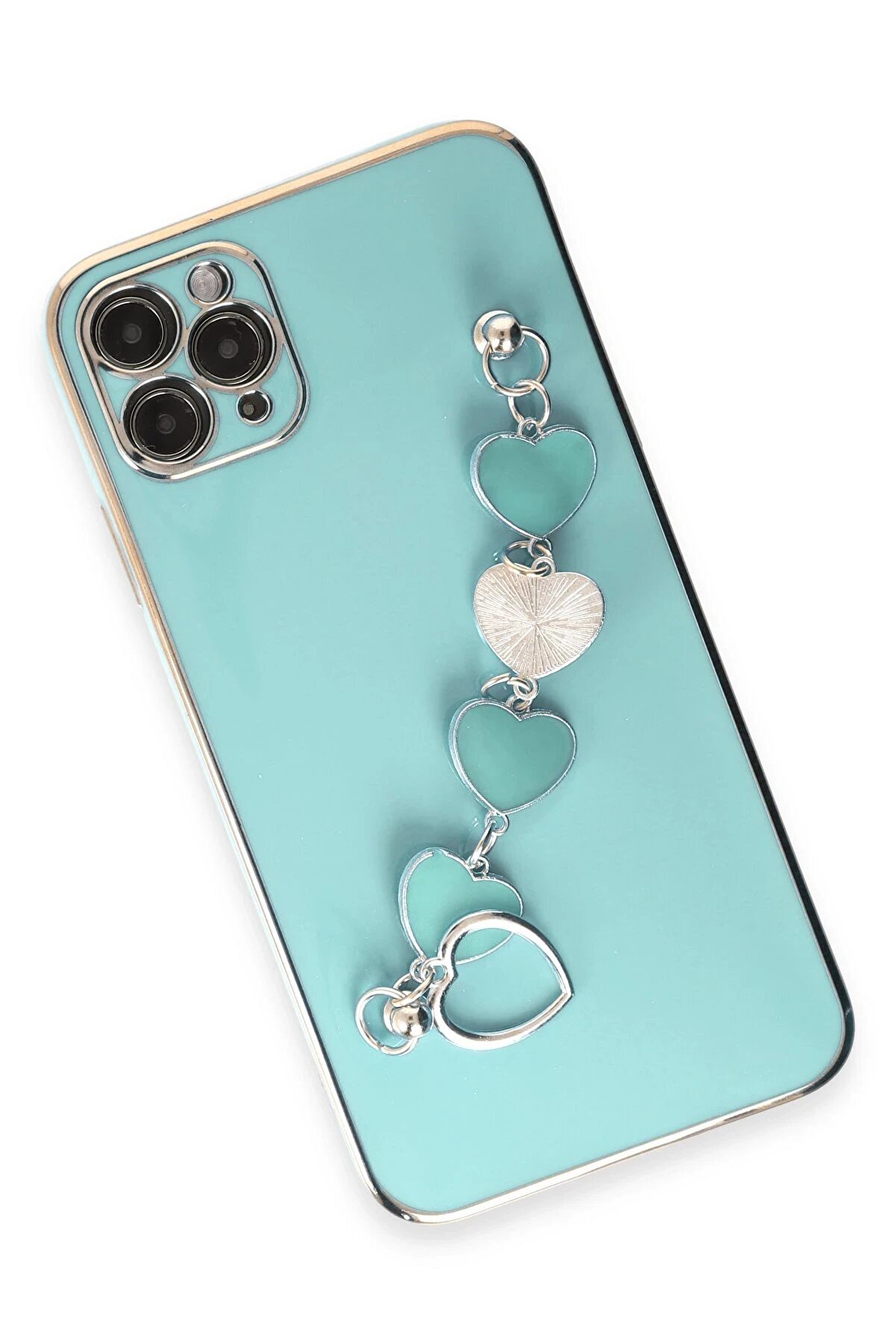 İphone 11 Pro Kılıf Esi̇la Si̇li̇kon - Su Yeşi̇li̇ - Dropx5987-1904