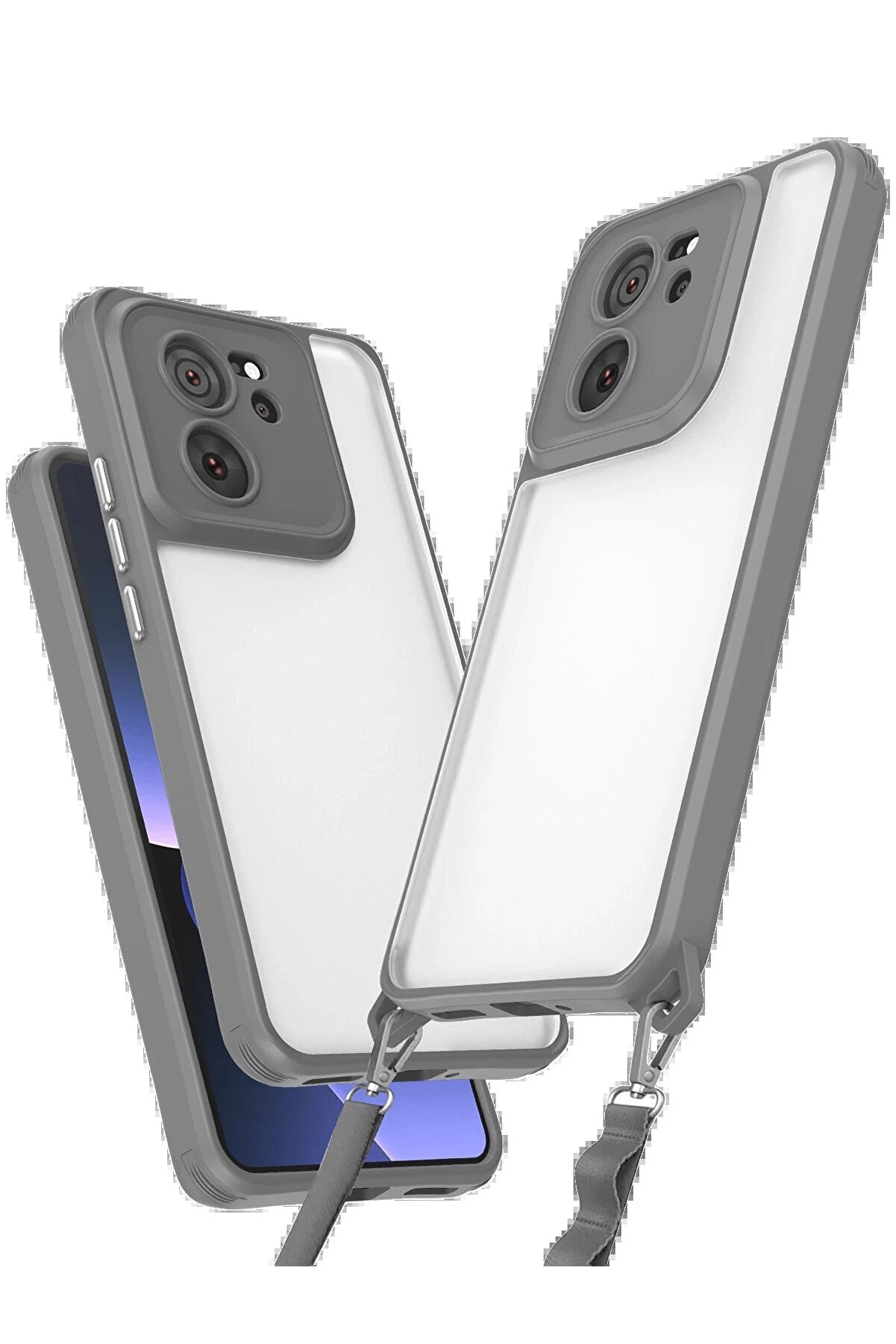 CepteToptan Xiaomi Mi 13T Pro Kılıf Penta Silikon Kılıf - Titan Gri - DROPX6648-7268