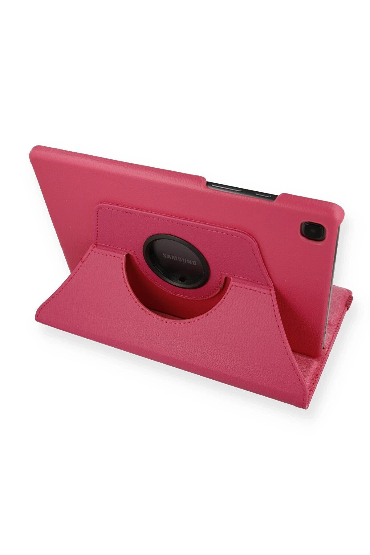 CepteToptan Samsung Galaxy Tab A7 10.4 Kılıf 360 Tablet Deri Kılıf - Pembe - DROPX8116-2809