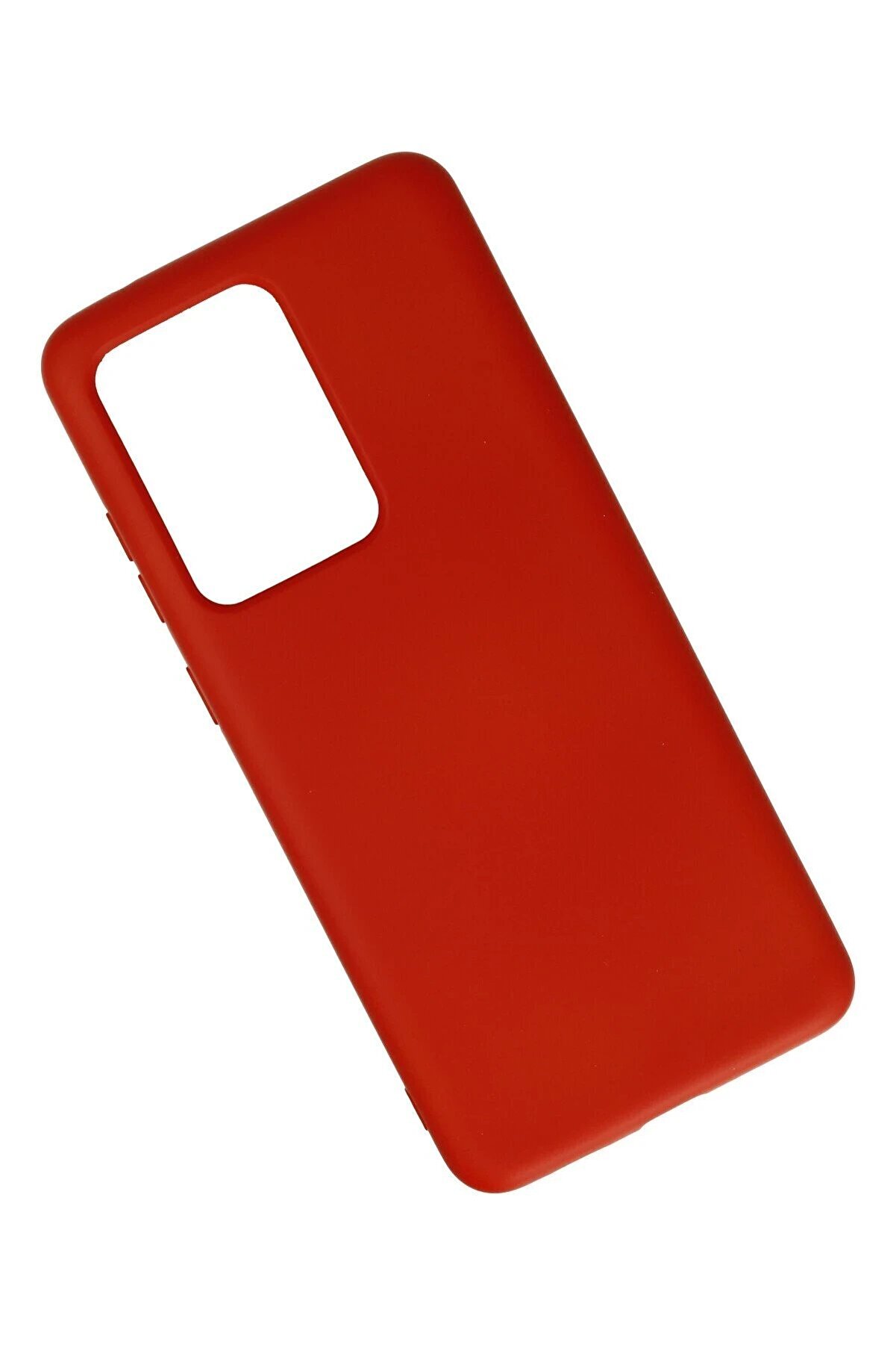 Samsung Galaxy S20 Ultra Kılıf Nano İçi̇ Kadi̇fe Si̇li̇kon - Kırmızı - Dropx8189-8114