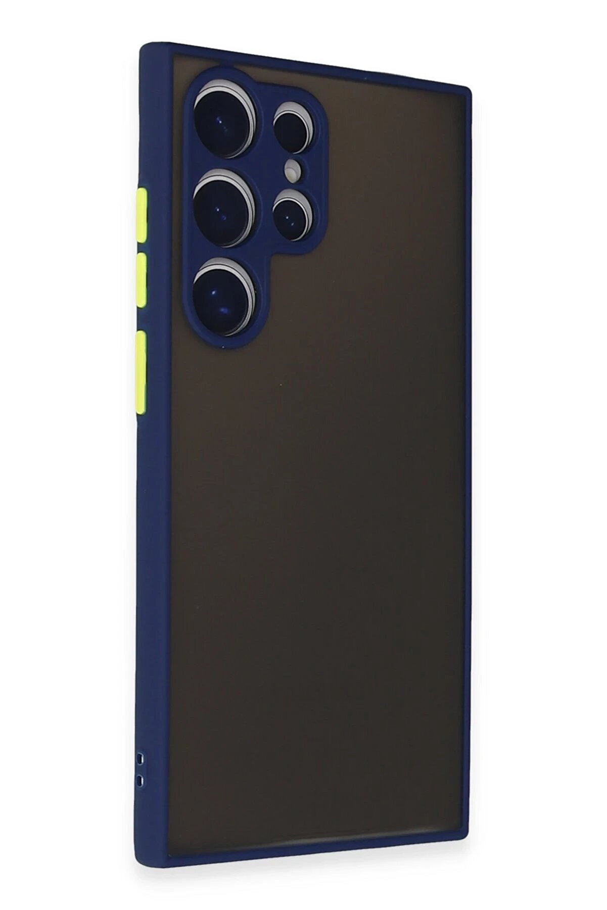 Samsung Galaxy S24 Ultra Kılıf Montreal Si̇li̇kon Kapak - Laci̇vert - Dropx4833-5520