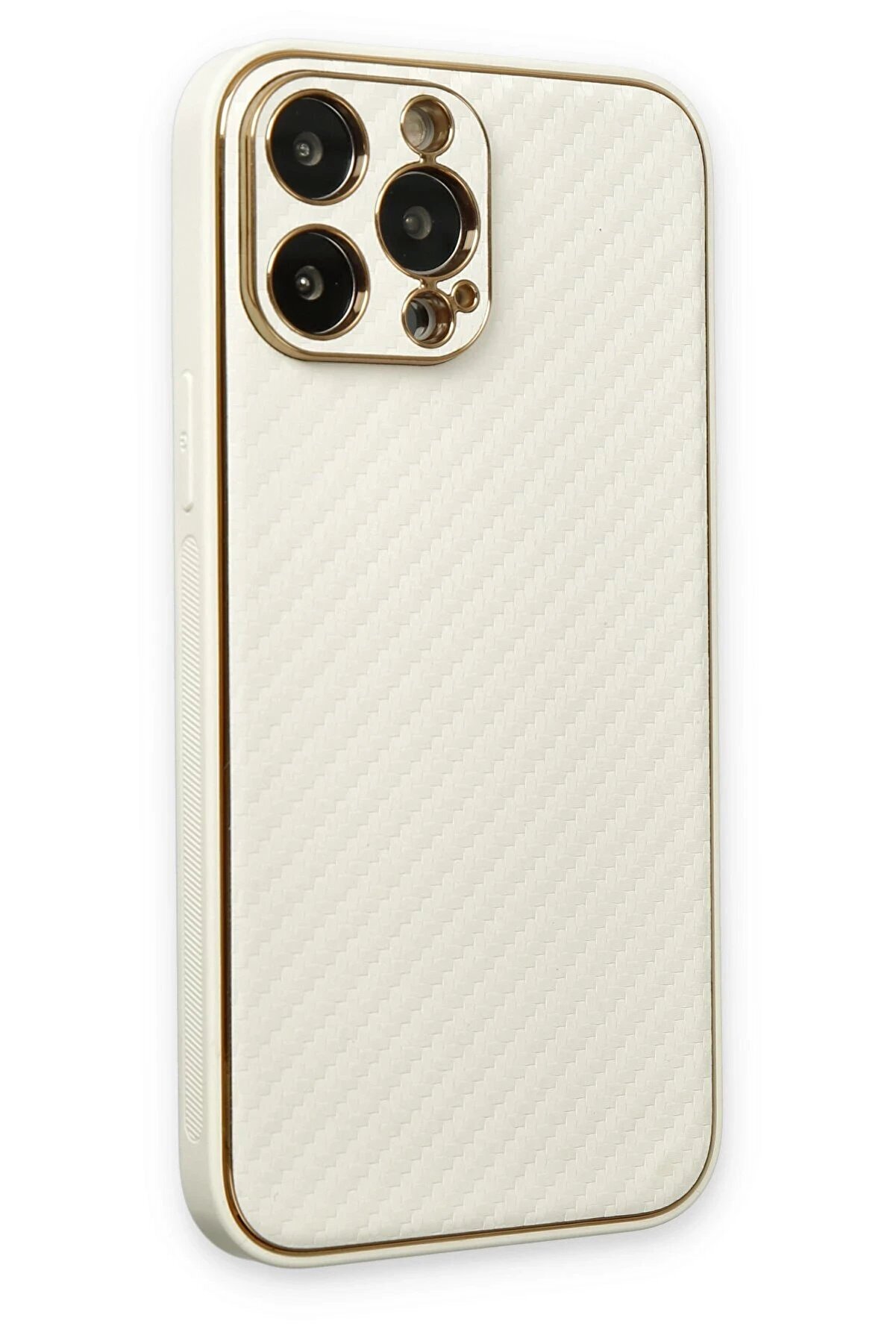 İphone 13 Pro Kılıf Coco Karbon Si̇li̇kon - Beyaz - Dropx6378-9634