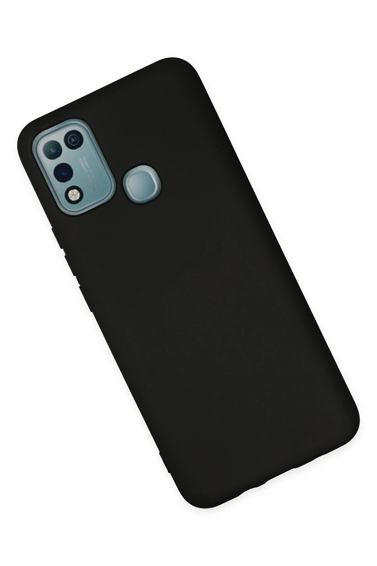 İnfi̇ni̇x Hot 10 Play Kılıf Nano İ&ccedil;i̇ Kadi̇fe Si̇li̇kon - Si̇yah - Dropx4148-6910