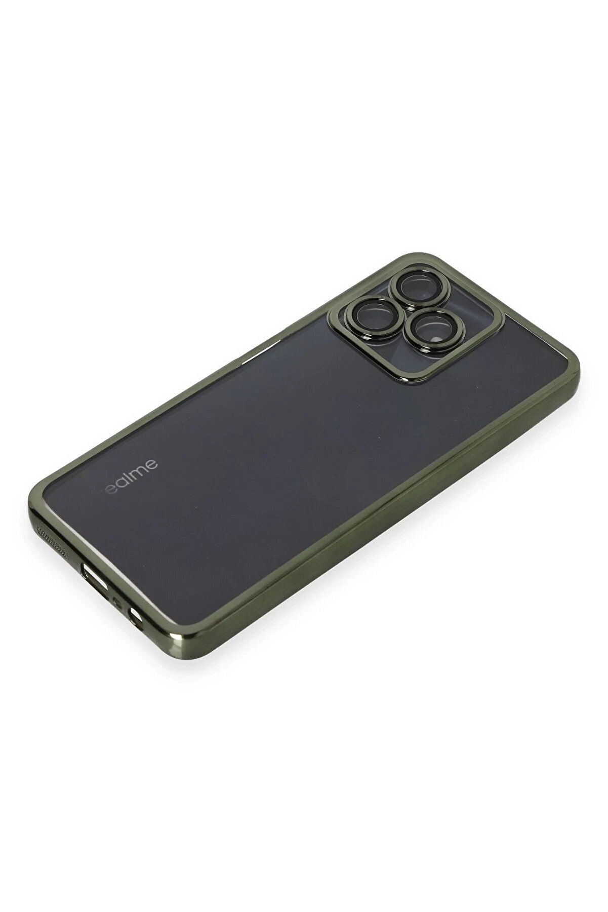 Realme C53 Kılıf Lensli̇ Si̇li̇kon - Yeşi̇l - Dropx4200-8843