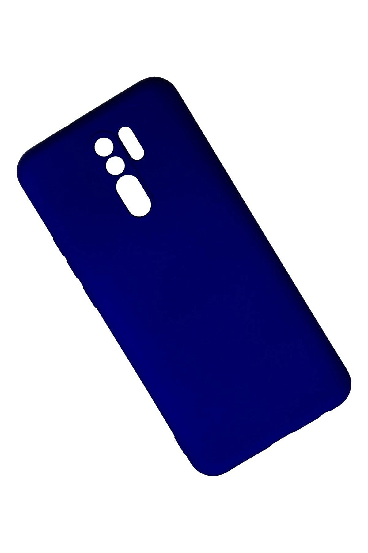 Xi̇aomi̇ Redmi̇ 9 Kılıf Nano İçi̇ Kadi̇fe Si̇li̇kon - Laci̇vert - Dropx6769-1443