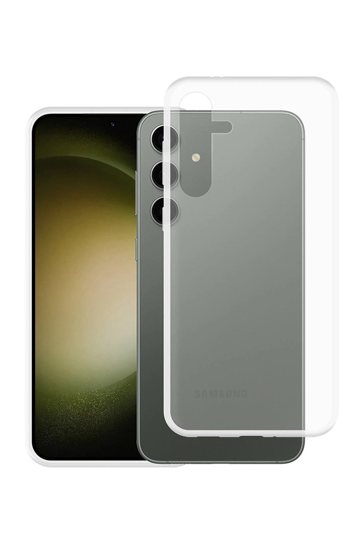 CepteToptan Samsung Galaxy S24 Plus Kılıf Lüx Şeffaf Silikon - DROPX2316-5976