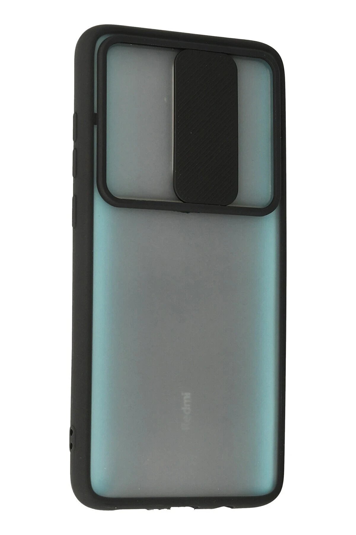 Xi̇aomi̇ Redmi̇ Note 8 Pro Kılıf Palm Buzlu Kamera Sürgülü Si̇li̇kon - Si̇yah - Dropx8715-6352