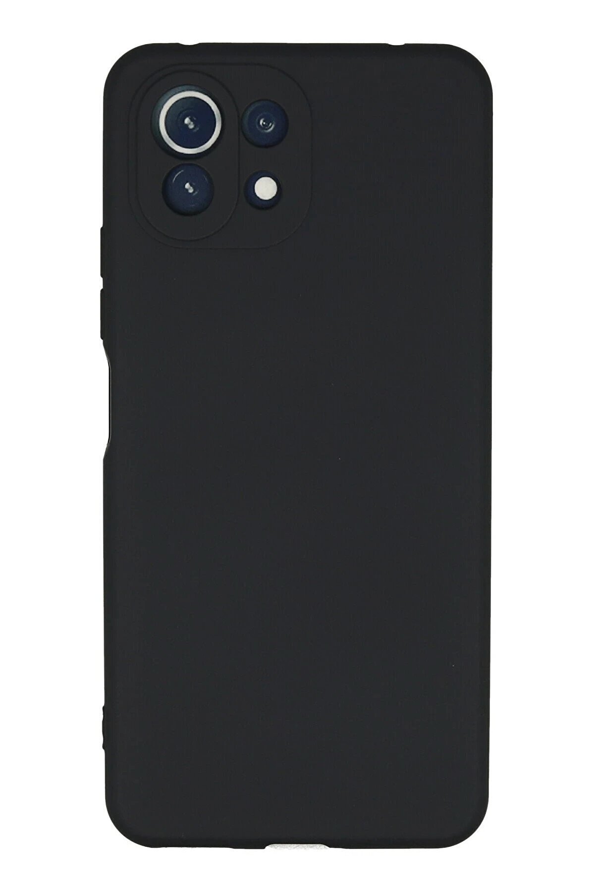 CepteToptan Xiaomi Mİ 11 Lite Kılıf Nano içi Kadife Silikon - Lacivert - DROPX8413-3339