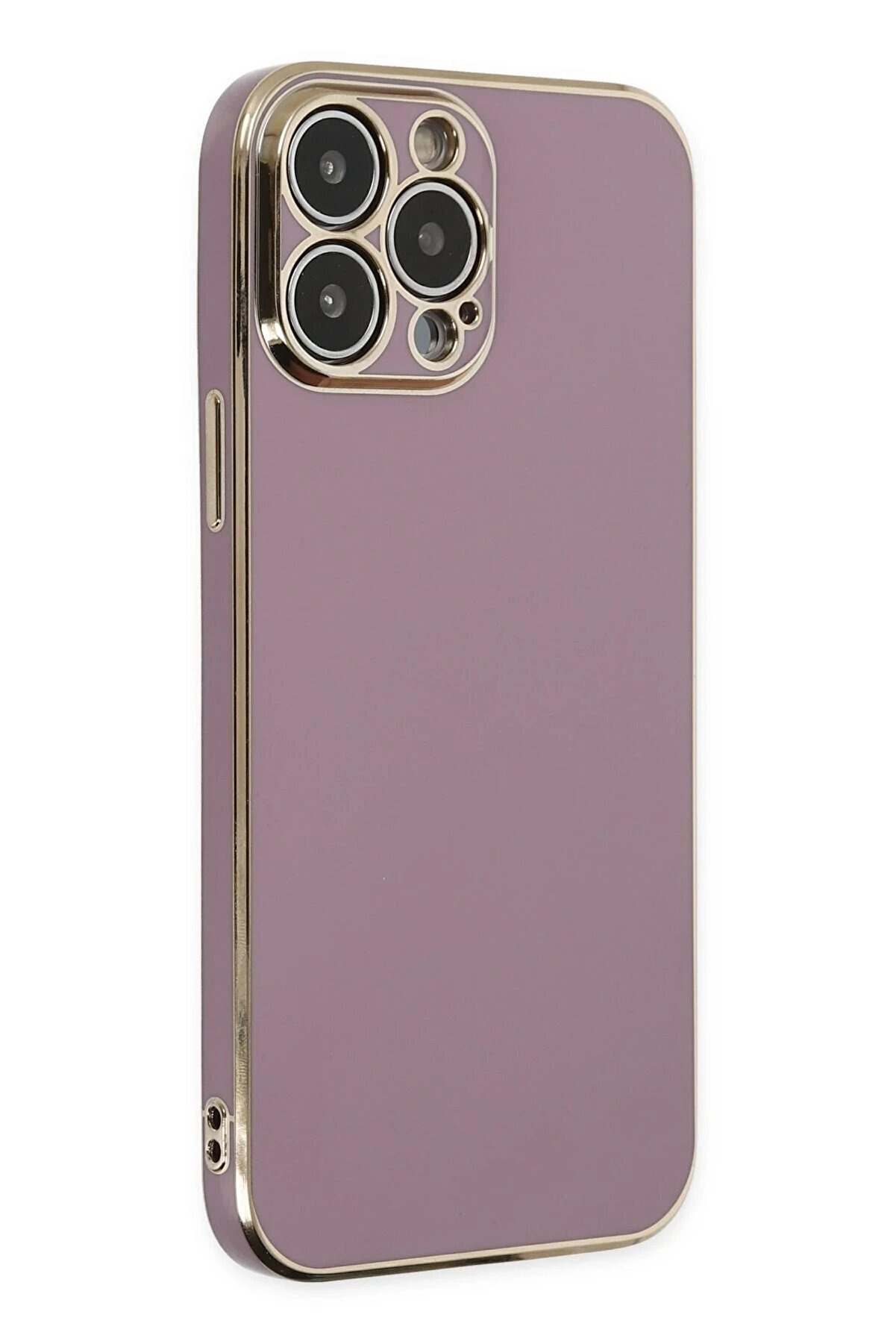 CepteToptan iPhone 14 Pro Kılıf Volet Silikon - Mor - DROPX9468-9797