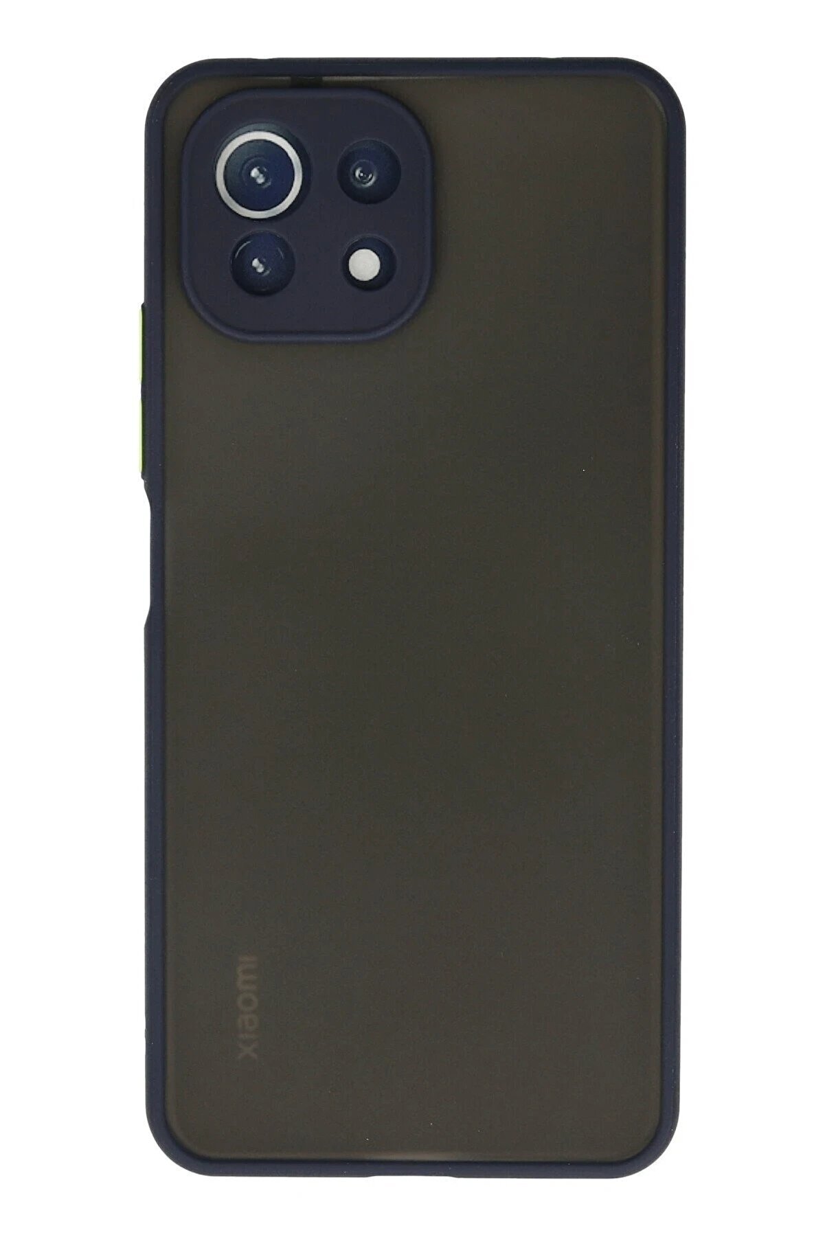 CepteToptan Xiaomi Mİ 11 Lite Kılıf Montreal Silikon Kapak - Lacivert - DROPX5741-8115