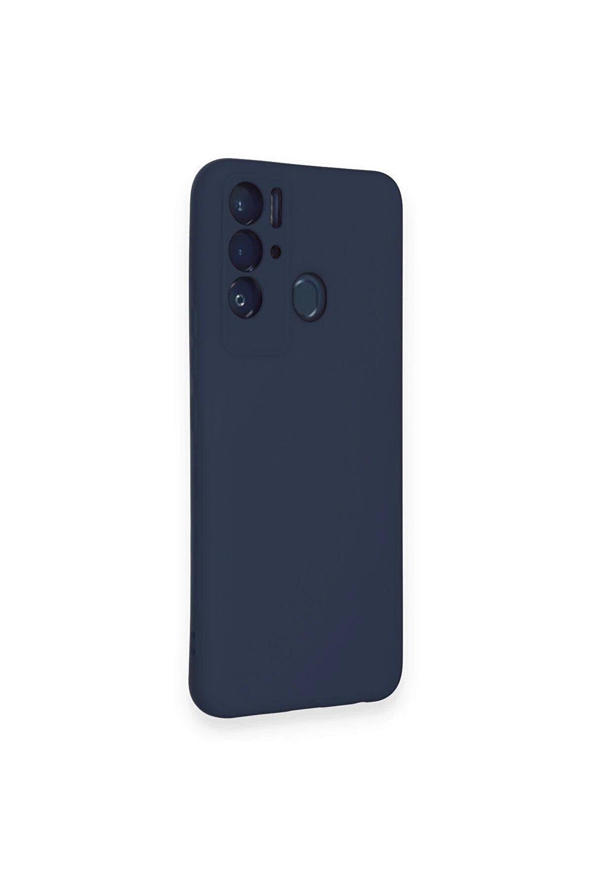 Tecno Pova Neo Kılıf Nano İçi̇ Kadi̇fe Si̇li̇kon - Laci̇vert - Dropx3558-7862