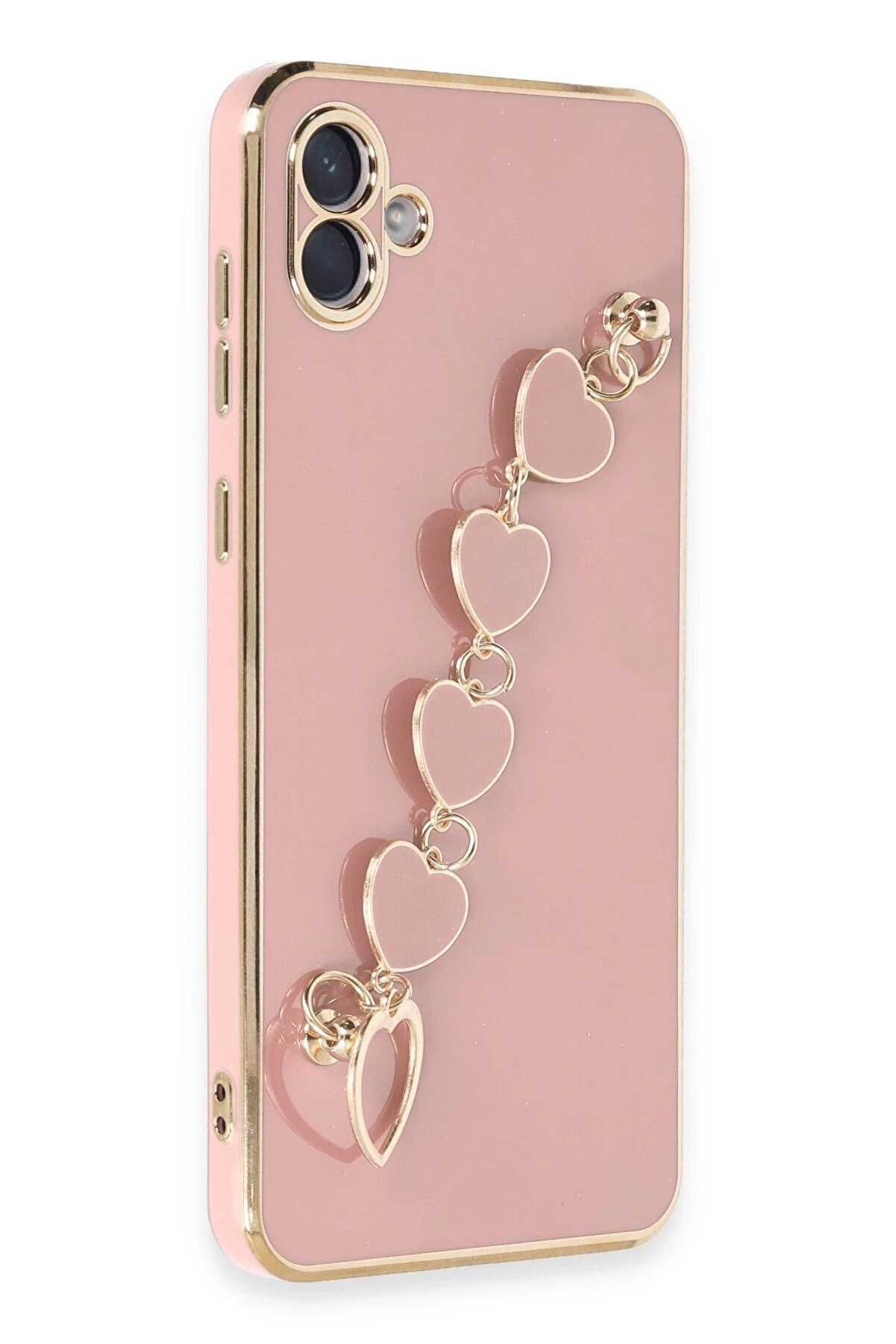 Samsung Galaxy A04E Kılıf Esi̇la Si̇li̇kon - Pudra - Dropx9261-5006