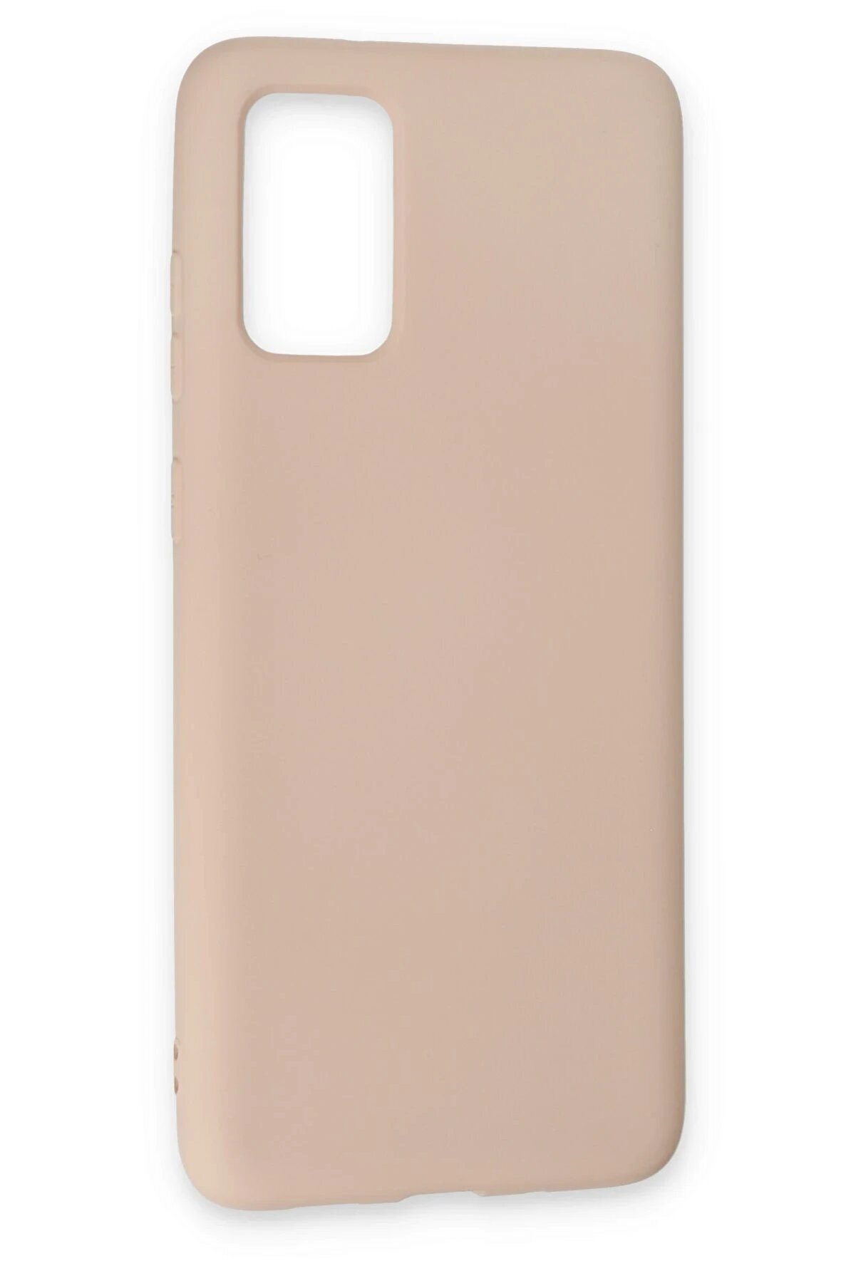 Samsung Galaxy S20 Plus Kılıf Nano İ&ccedil;i̇ Kadi̇fe Si̇li̇kon - Pudra - Dropx2439-6969