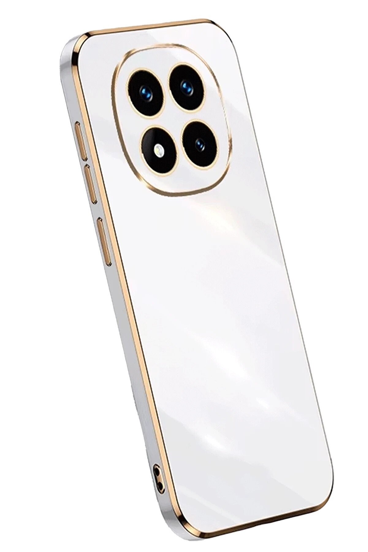 CepteToptan Xiaomi Redmi Note 14 Pro 5G Kılıf Volet Silikon - Beyaz - DROPX8525-8174