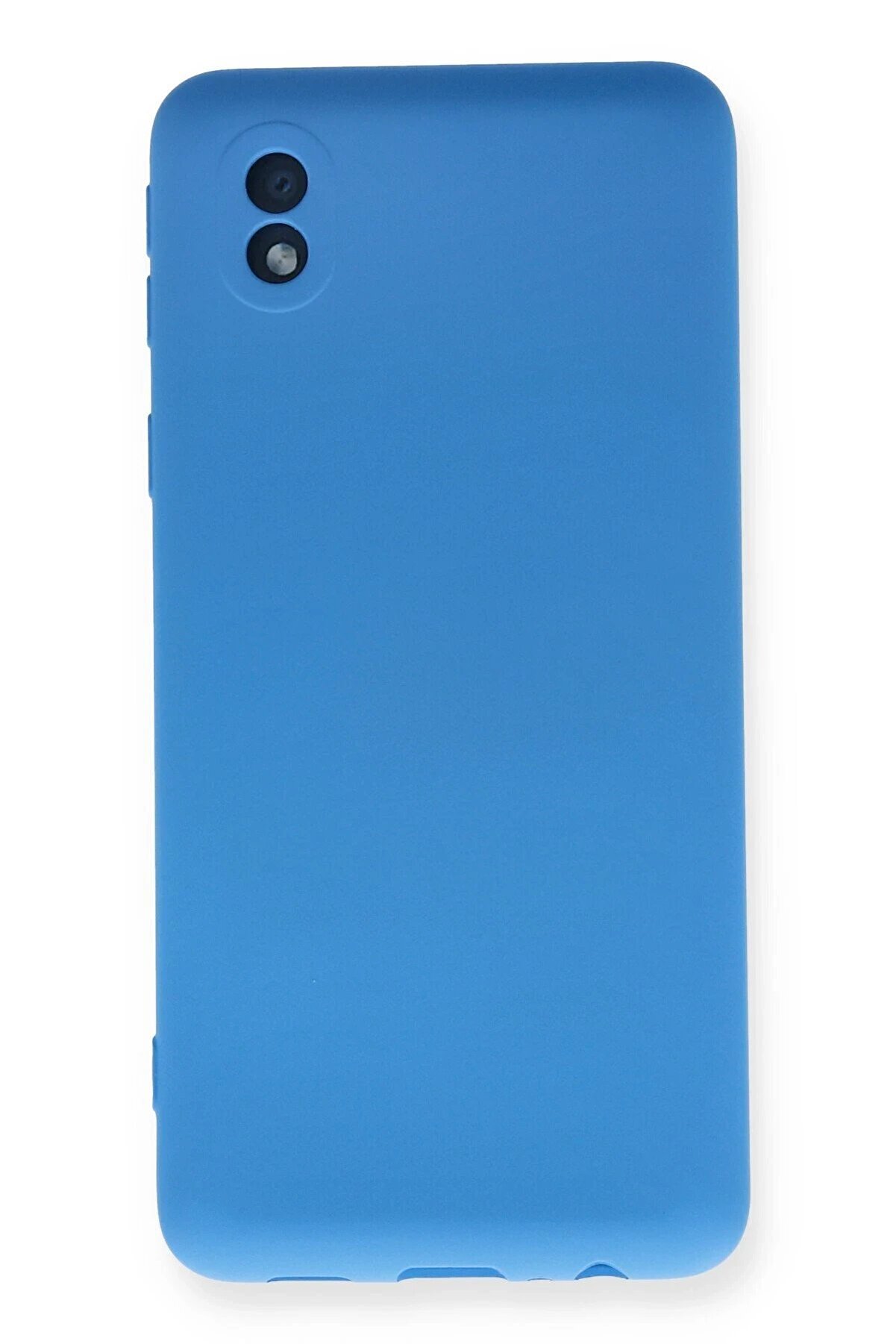 CepteToptan Samsung Galaxy A01 Core Kılıf Nano içi Kadife Silikon - Mavi - DROPX7898-2632