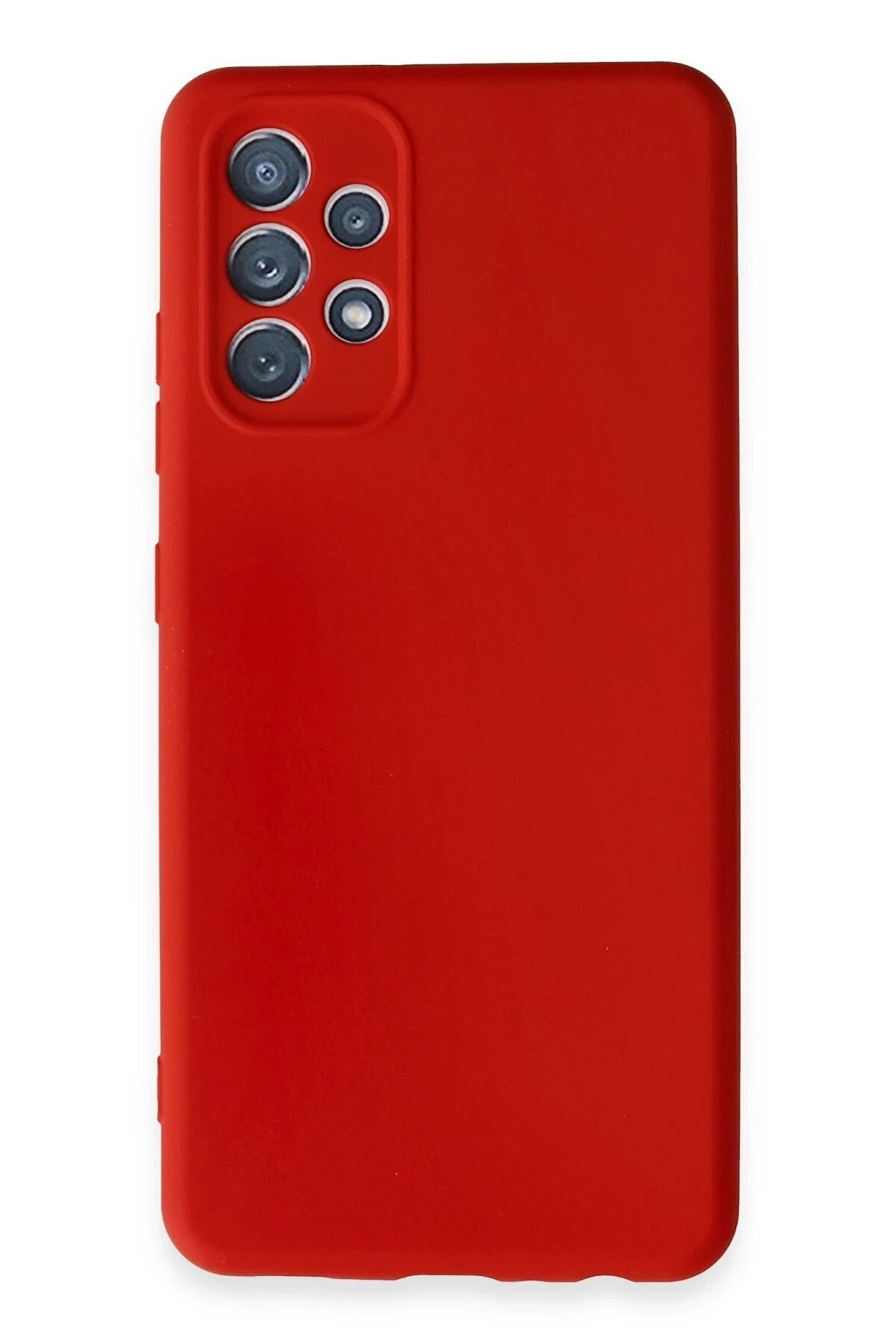 CepteToptan Samsung Galaxy A32 Kılıf First Silikon - Kırmızı - DROPX4503-1764