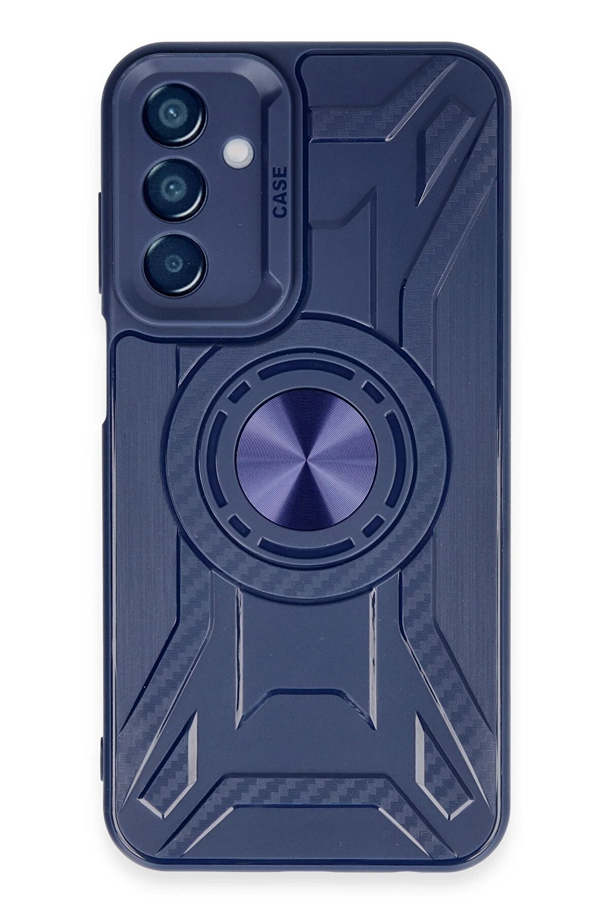 Galaxy M15 Uyumlu Kılıf Li̇ncoln Si̇li̇kon - Laci̇vert