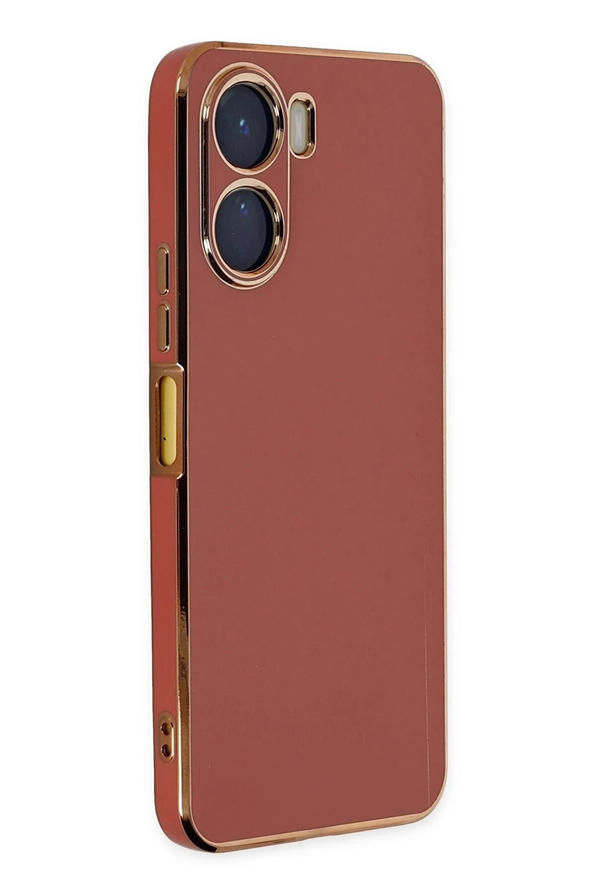 CepteToptan Vivo Y16 Kılıf Volet Silikon - Kırmızı - DROPX8057-9845