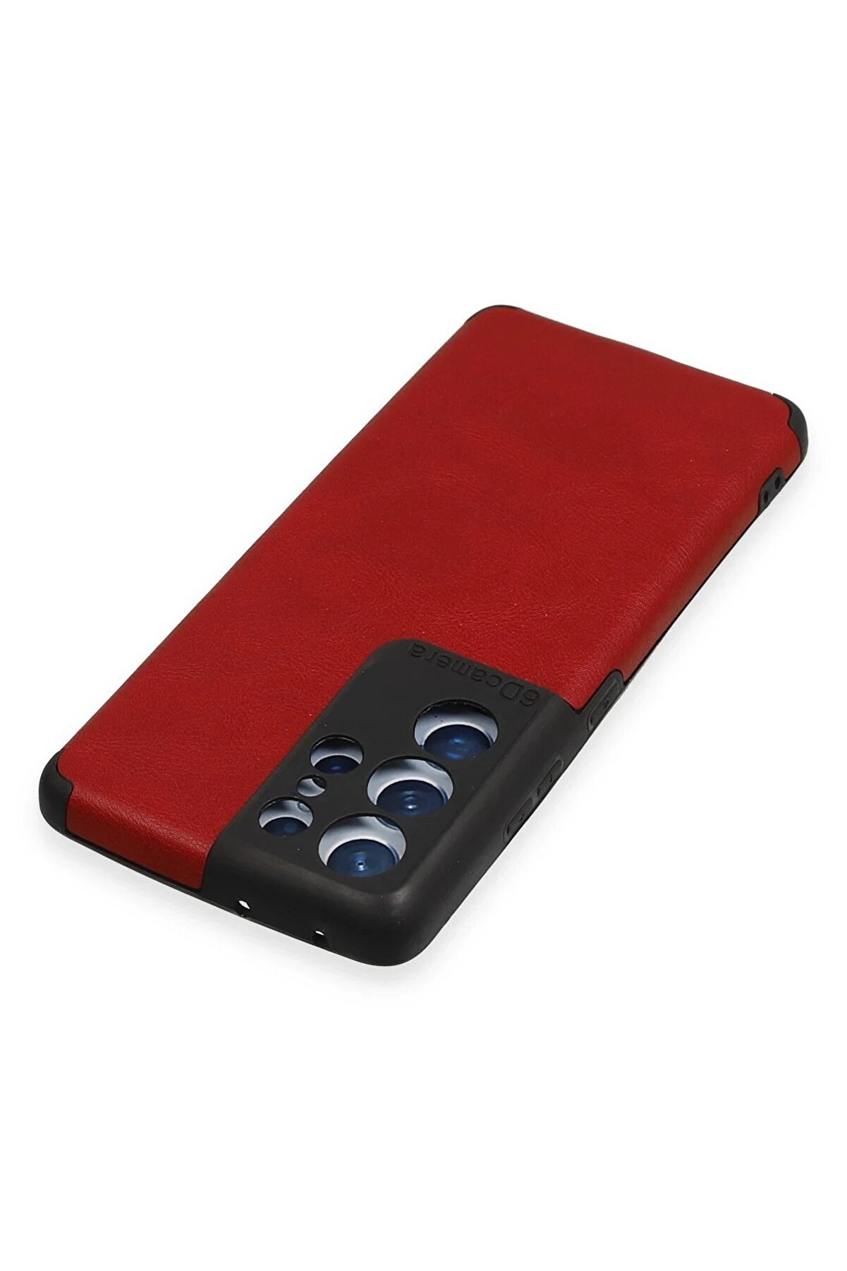 Samsung Galaxy S21 Ultra Kılıf Loop Deri̇ Si̇li̇kon - Kırmızı - Dropx9962-9908