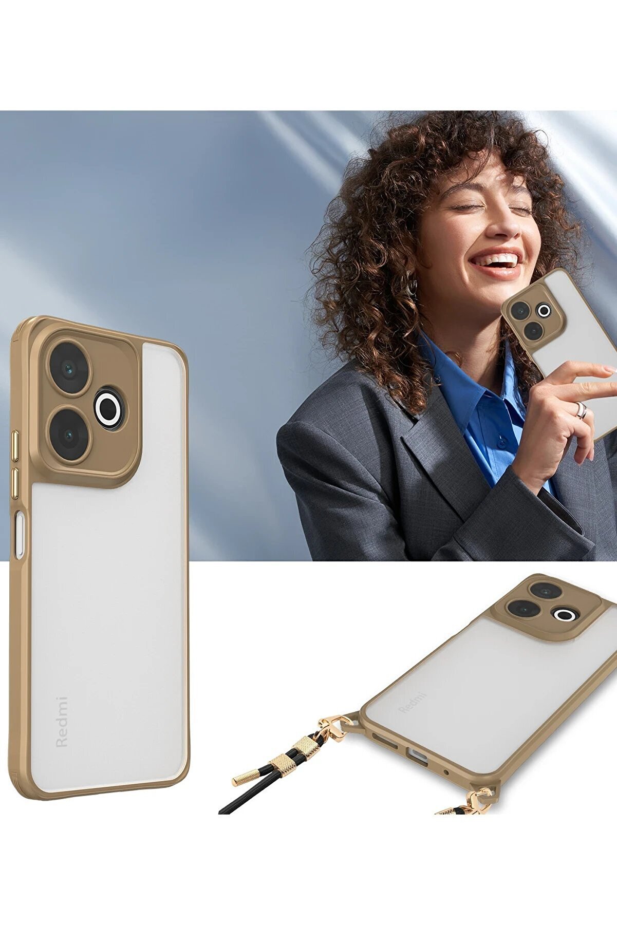 Xi̇aomi̇ Redmi̇ 13 4G Kılıf Penta Si̇li̇kon Kılıf - Şeffaf - Dropx5450-1678