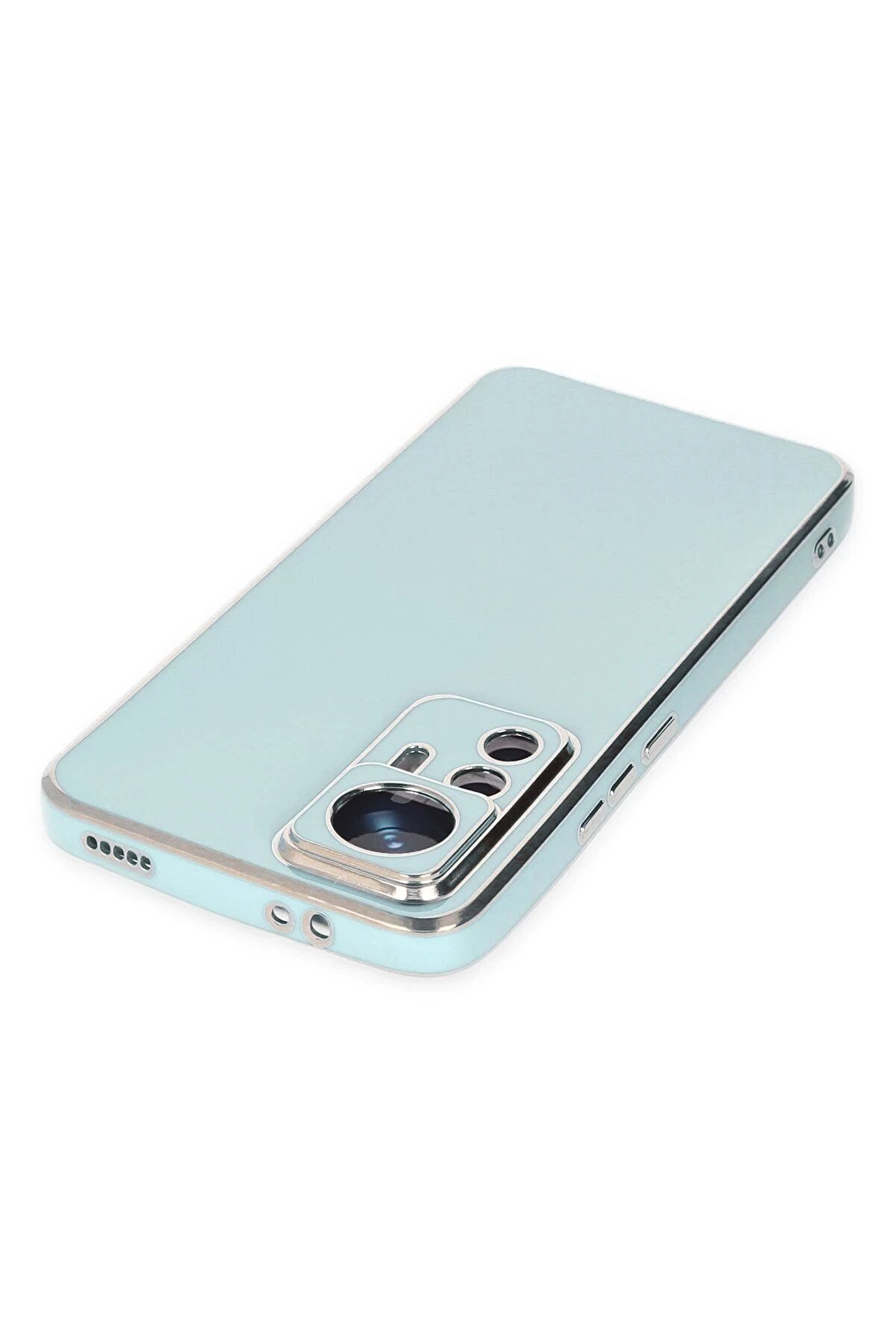 Xi̇aomi̇ Mi̇ 12T Pro Kılıf Volet Si̇li̇kon - Açık Yeşi̇l - Dropx2813-4899