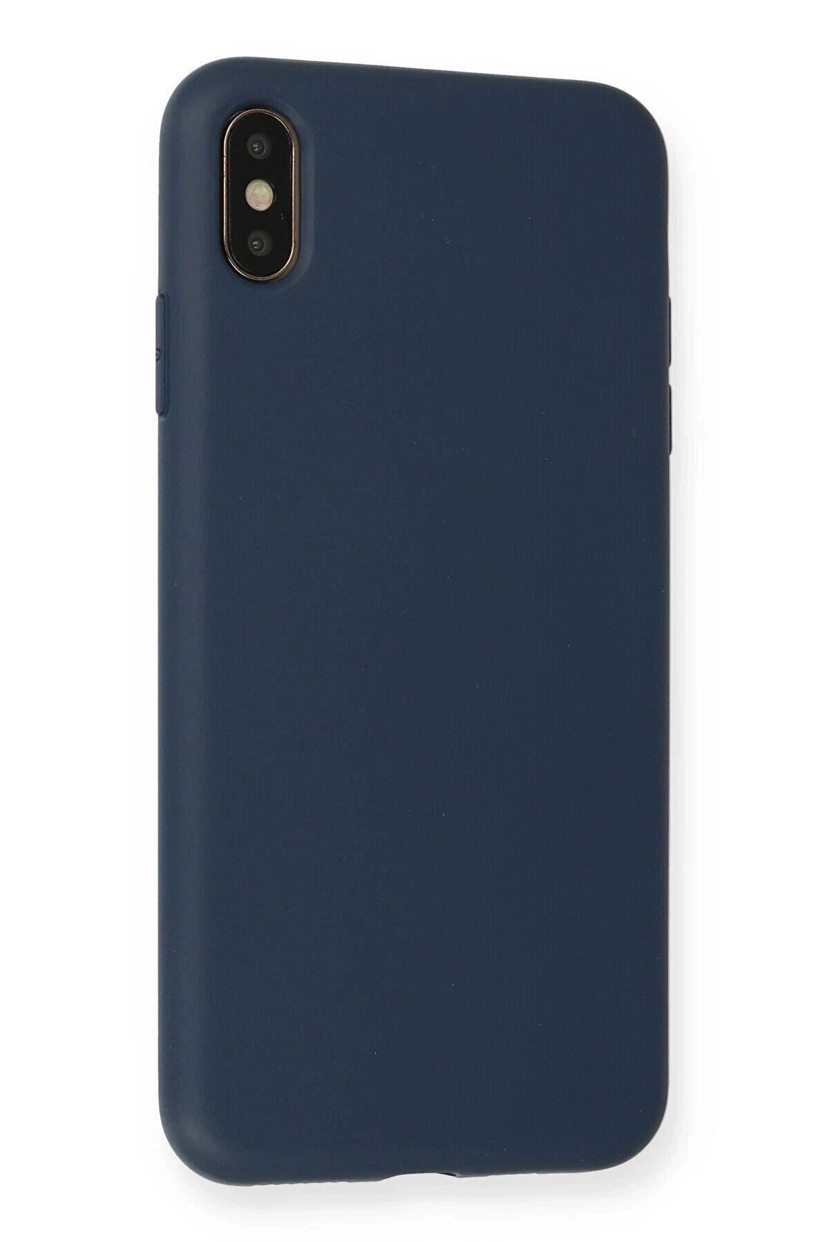 İphone Xs Max Kılıf Nano İçi̇ Kadi̇fe Si̇li̇kon - Laci̇vert - Dropx3161-5141