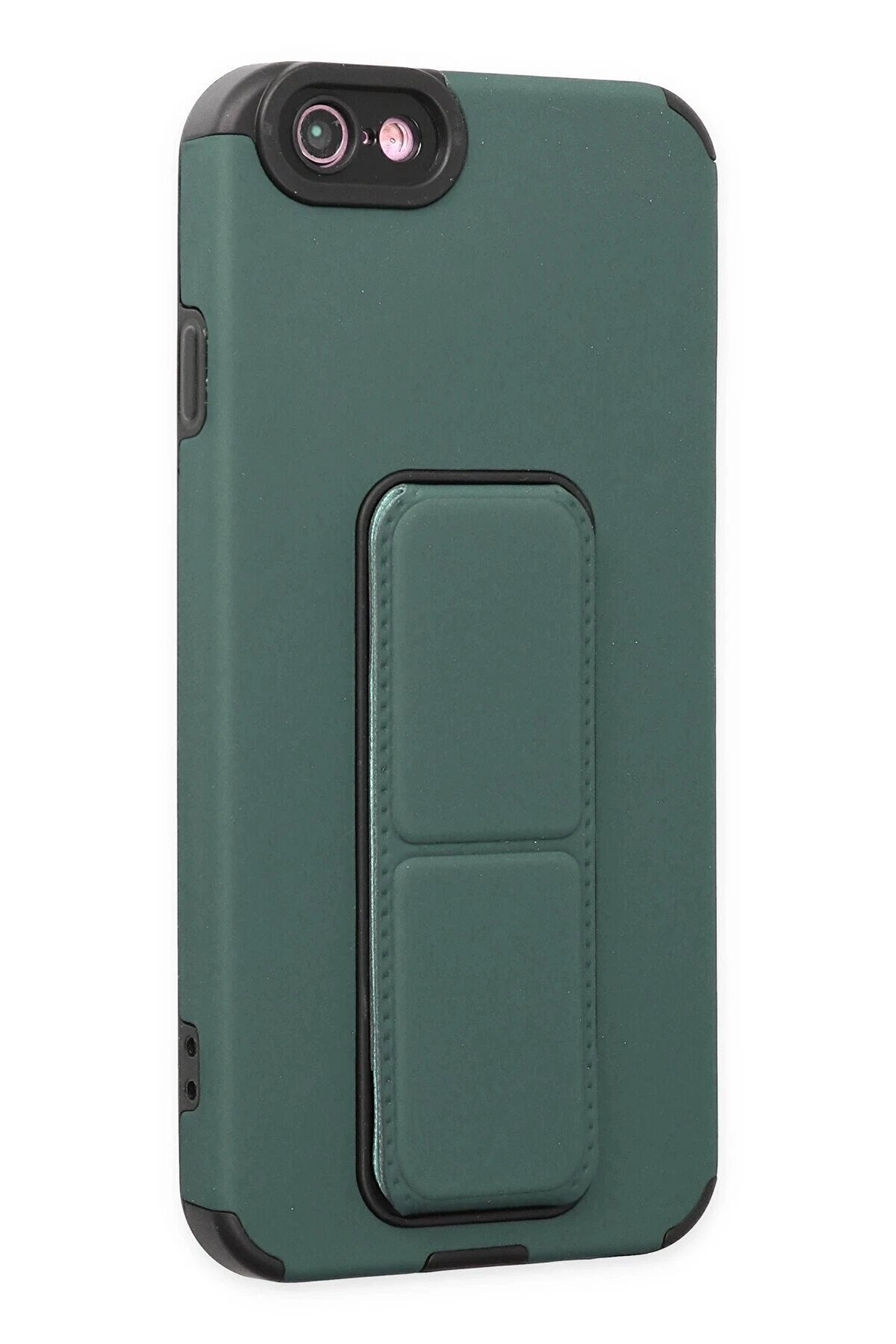 İphone 6 Kılıf Mega Standlı Si̇li̇kon - Yeşi̇l - Dropx2229-6101